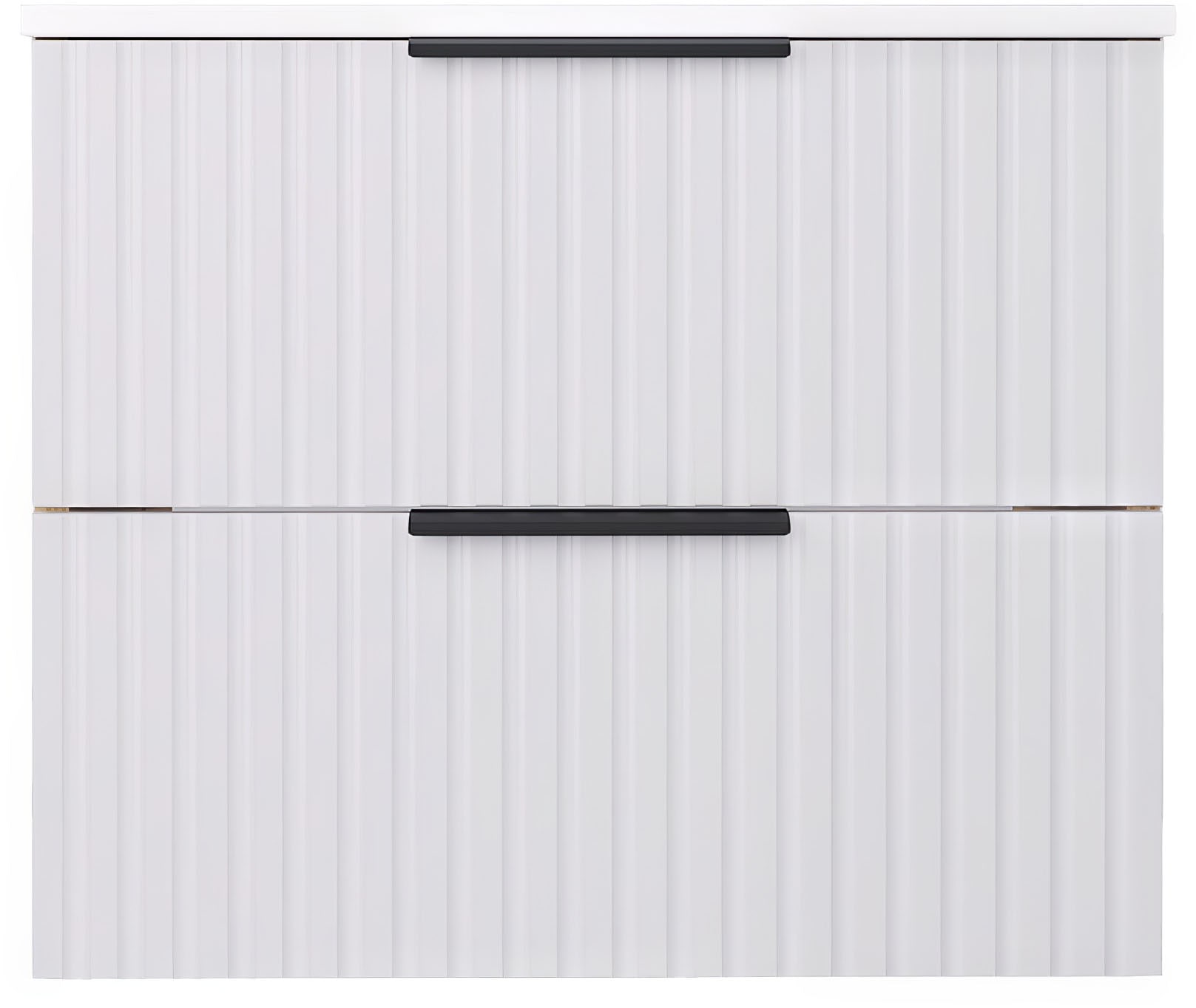 welltime »TIBU mit Waschbecken. 2 Schubladen. 2 Breiten (60/80cm) und 4 Farben« Badschrank mit Waschbecken, Softclose, Maße B/H/T: 61/53/47 cm