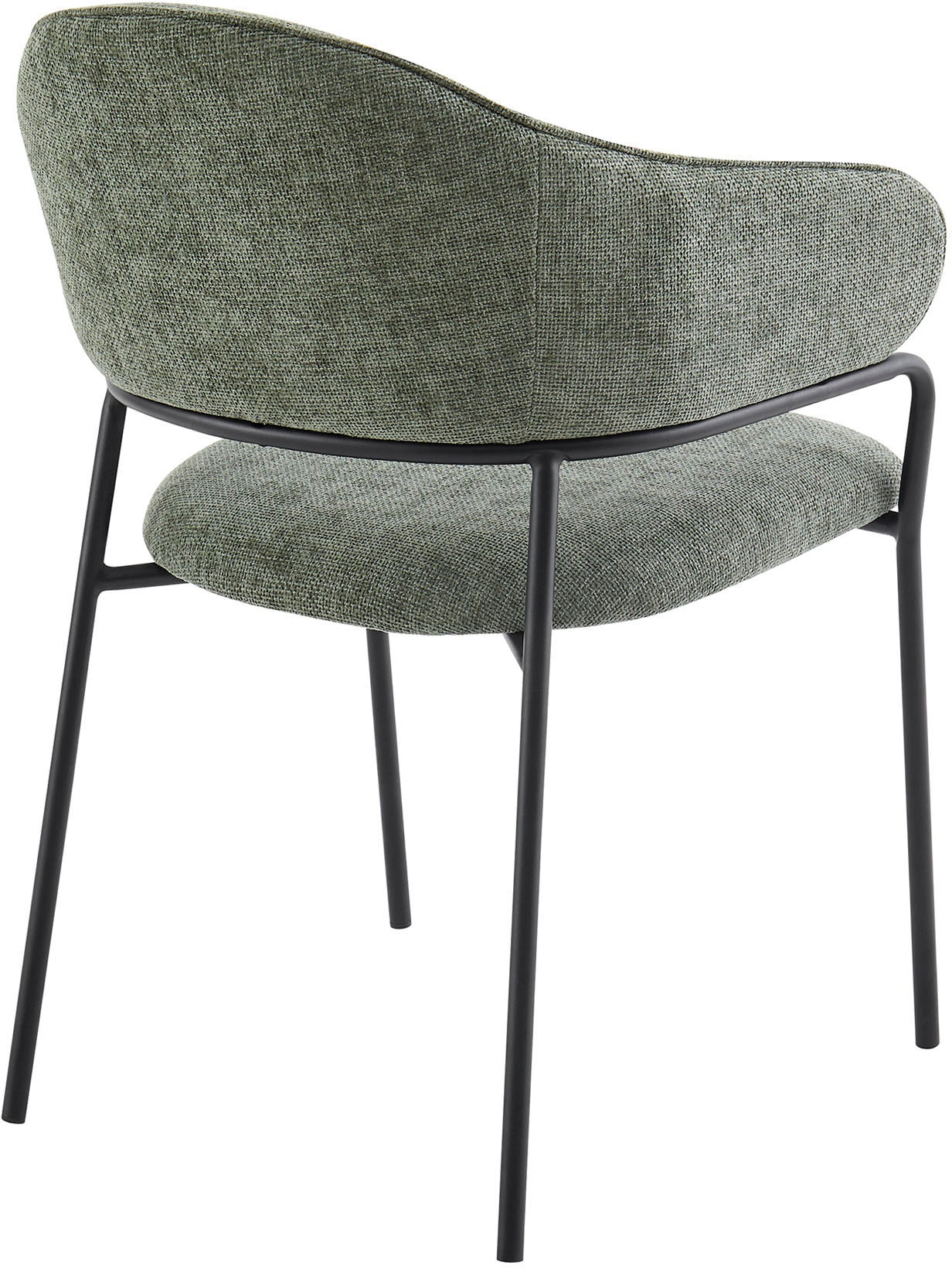 byLIVING Esszimmerstuhl »Curve«, (Set), 2 St., Webstoff, moderner Stoff Stuhl mit gemütlichem Sitzkomfort, verschiedene Farben.