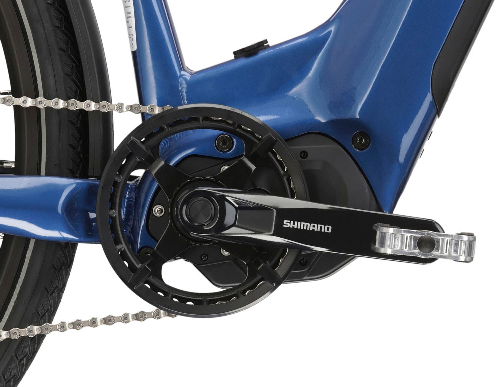 Kross E-Bike »E-Trekkingrad Trans Hybrid LS 3.0 28 Zoll blau«, 8 Gang, Shimano, Acera T3000, Mittelmotor 250 W