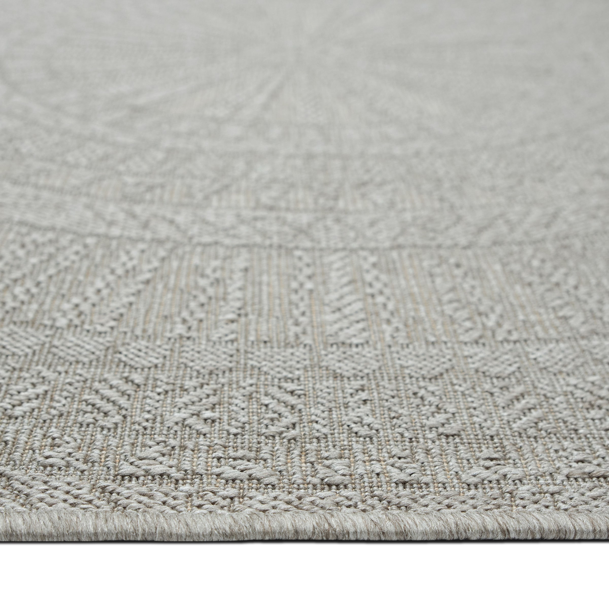 Bruno Banani Teppich »Solan, ethnisch, boho-inspiriert« rechteckig 5 mm Höhe Mandala, Kreise, In- und Outdoor geeignet, Camping, Balkon
