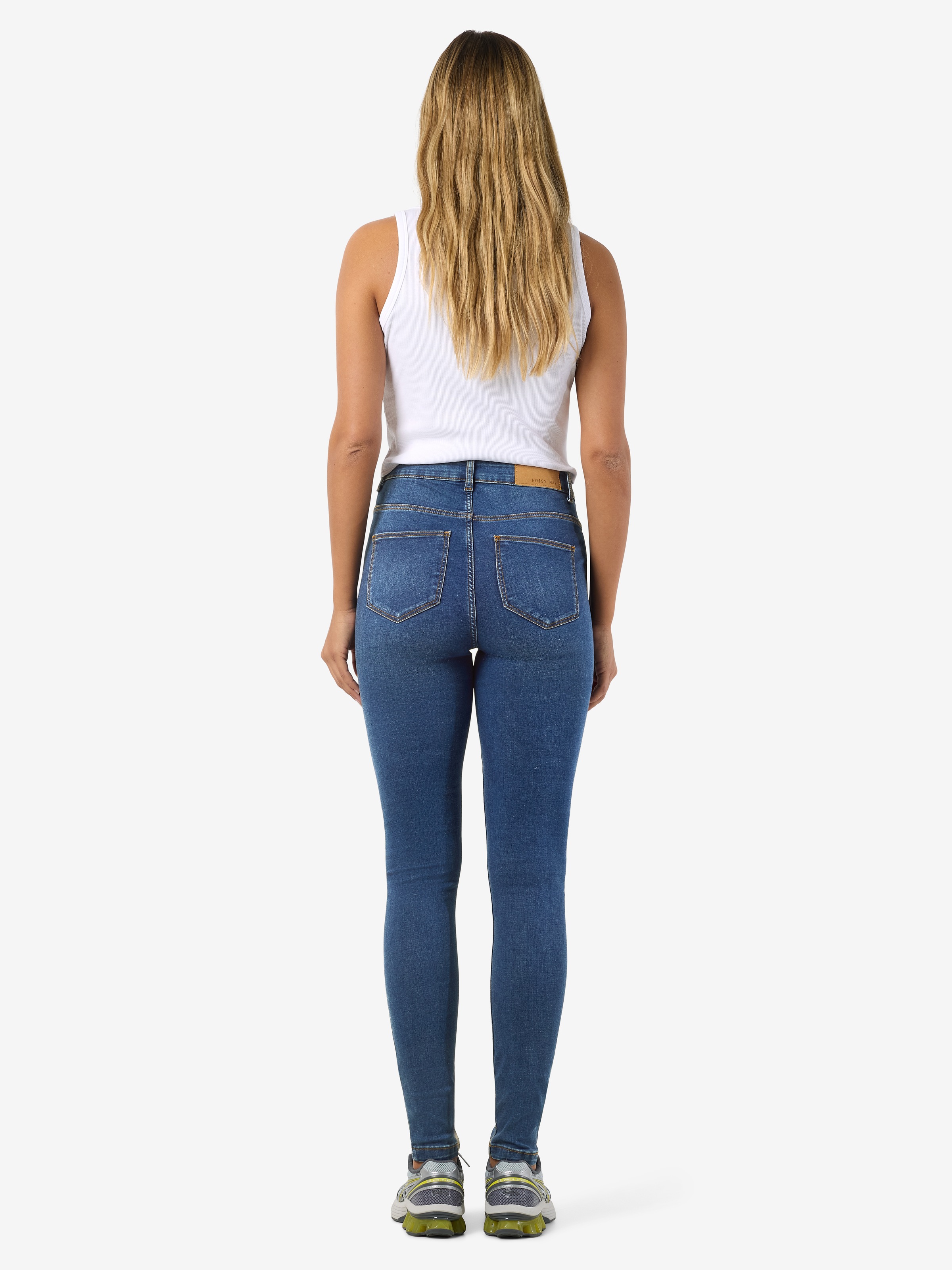 Noisy may Skinny-fit-Jeans »NMCALLIE HW SKINNY BLUE JEANS NOOS«