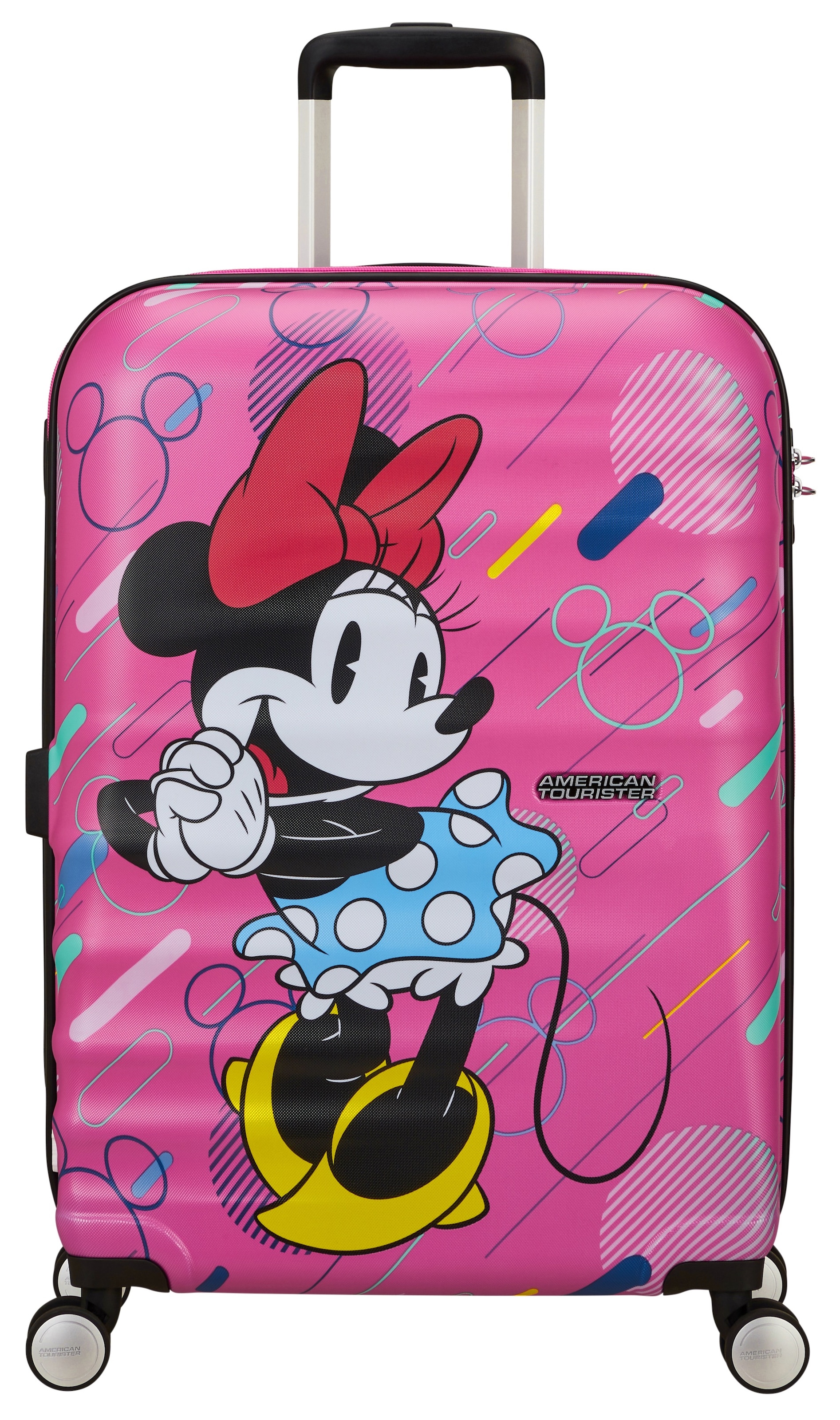 American Tourister Kinderkoffer "WAVEBREAKER DISNEY 67", 4 St. Rollen, Kinderreisegepäck Koffer TSA-Zahlenschloss