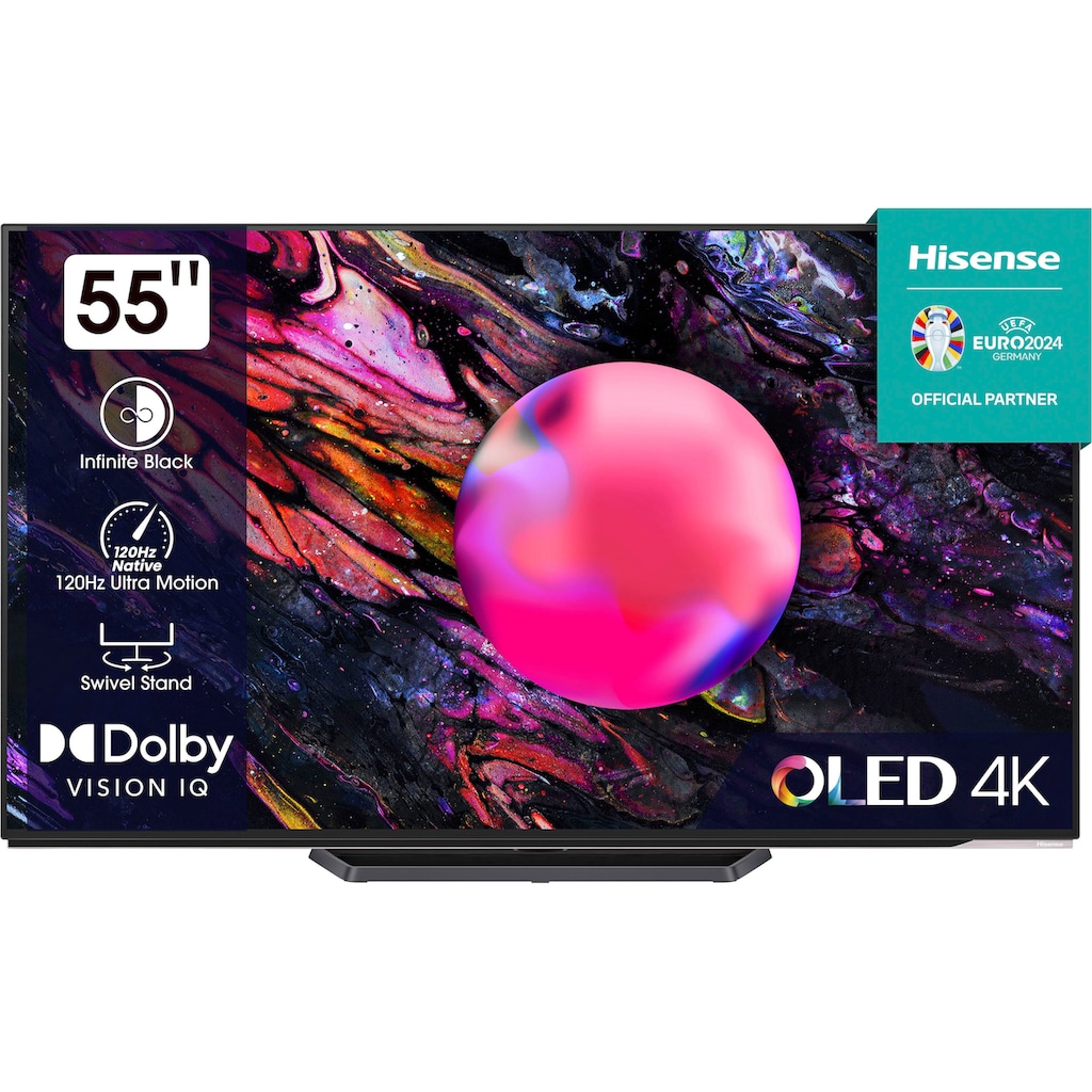 Hisense OLED-Fernseher »55A85K«, 139 cm/55 Zoll, 4K Ultra HD, Smart-TV