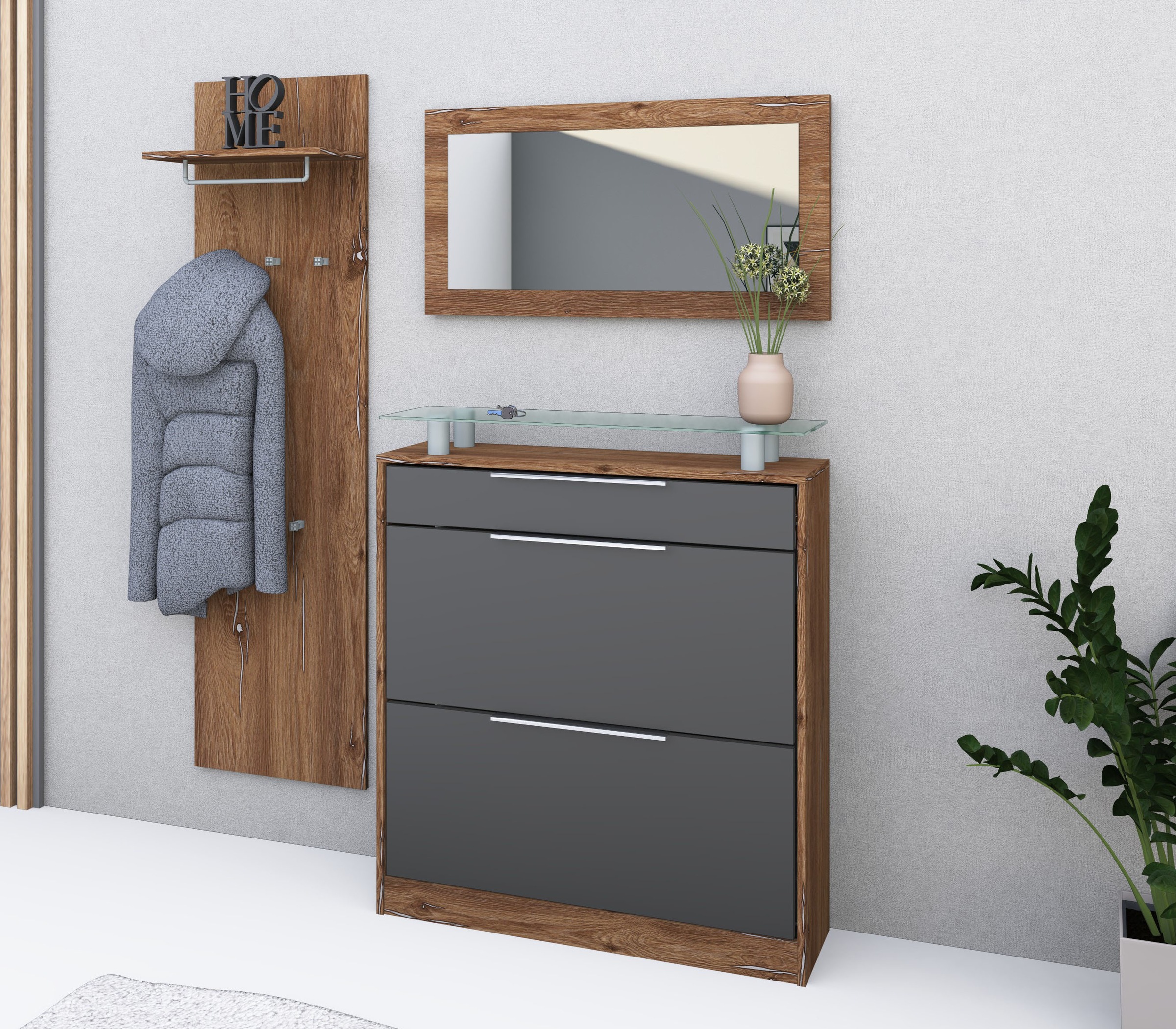 borchardt Möbel Garderoben-Set "Oliva" günstig online kaufen