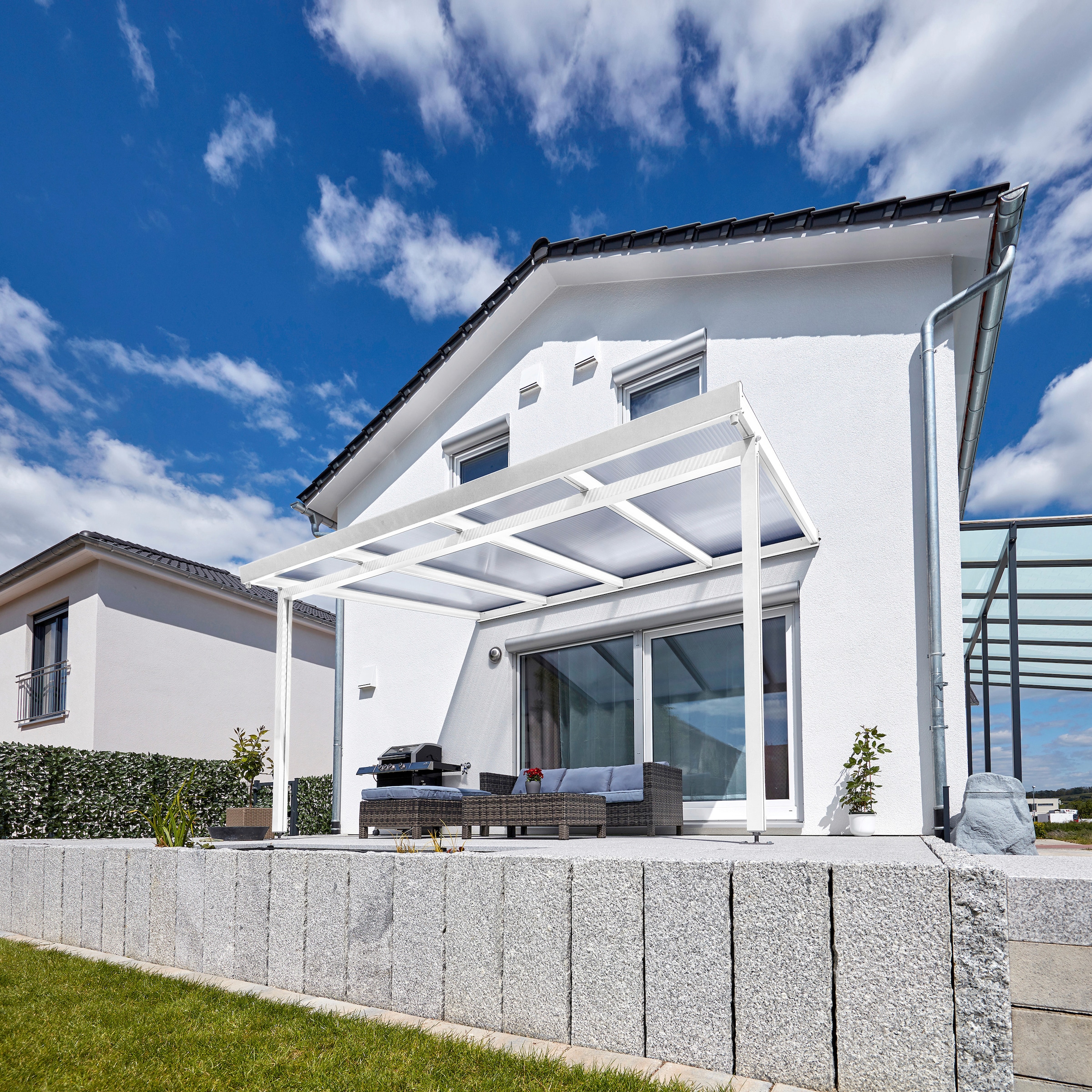 GUTTA Terrassendach "Premium", BxT: 410x306 cm, Dach Polycarbonat klar