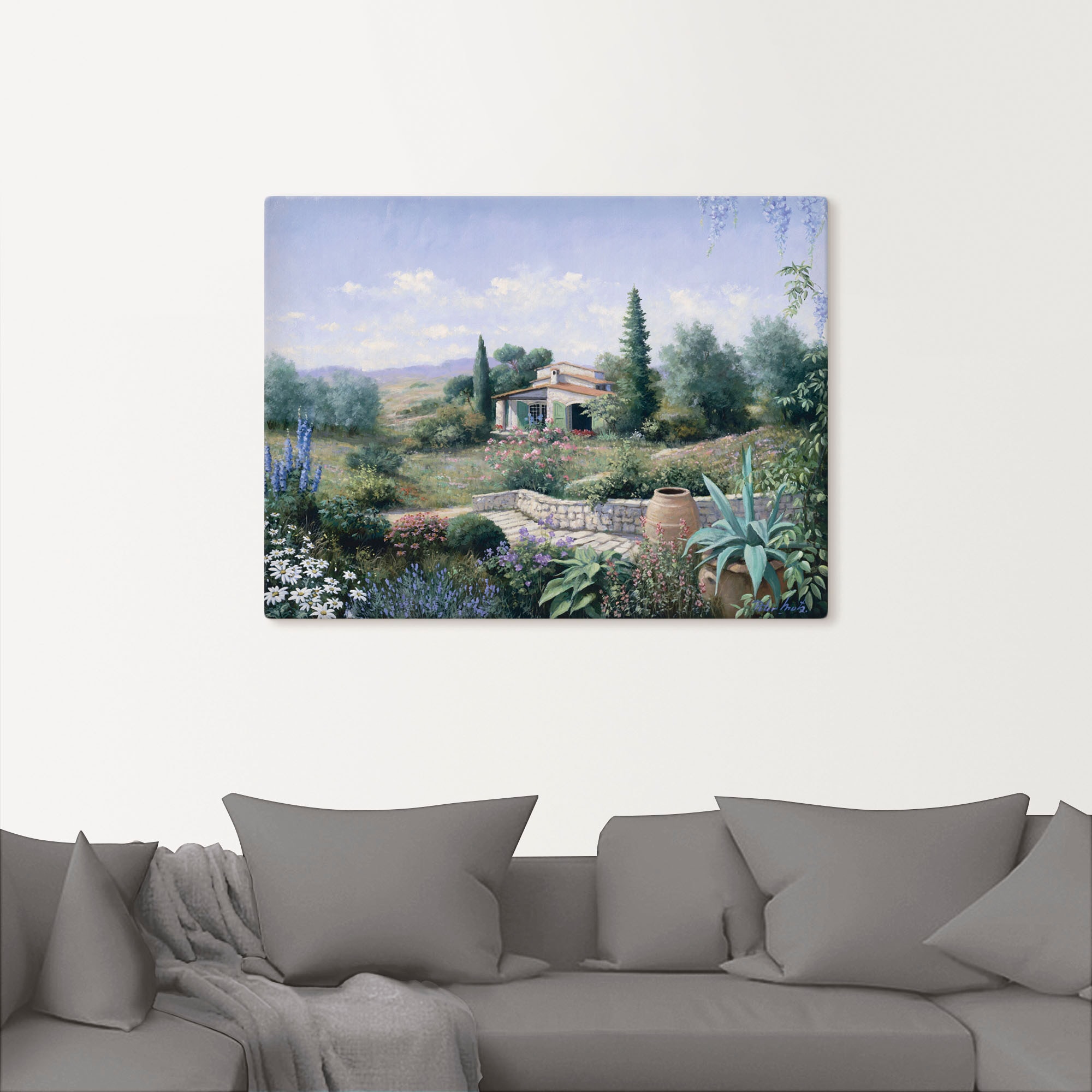 Artland Wandbild »Italienischer Sommer«, Vier Jahreszeiten, (1 St.), als Leinwandbild, Poster in verschied. Größen