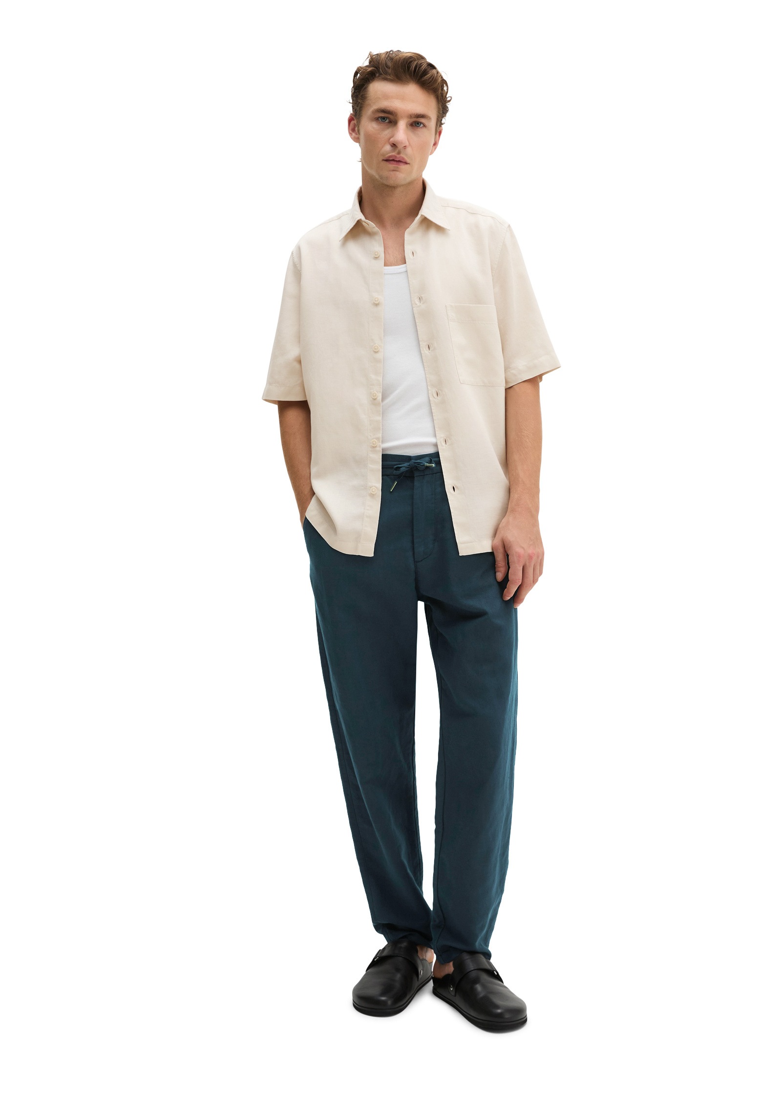 Marc O'Polo Kurzarmhemd »aus weichem TENCEL™ Lyocell - Mix«