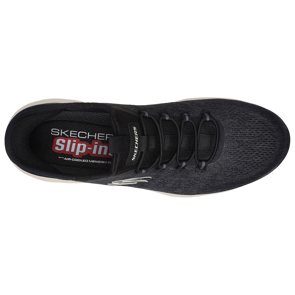 Skechers Slip-On Sneaker »SUMMITS-KEY PACE«, Slipper, Freizeitschuh, Halbschuh in veganer Verarbeitung
