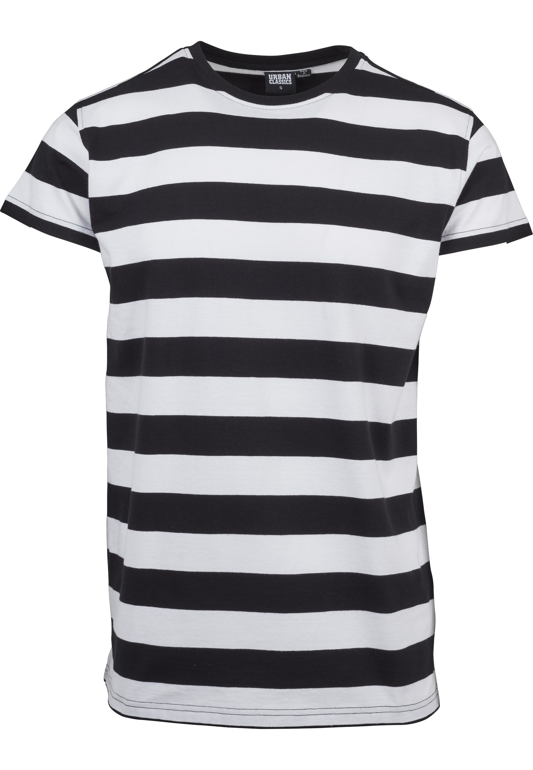 URBAN CLASSICS T-Shirt "Urban Classics Herren Block Stripe Tee" 1 Stk.