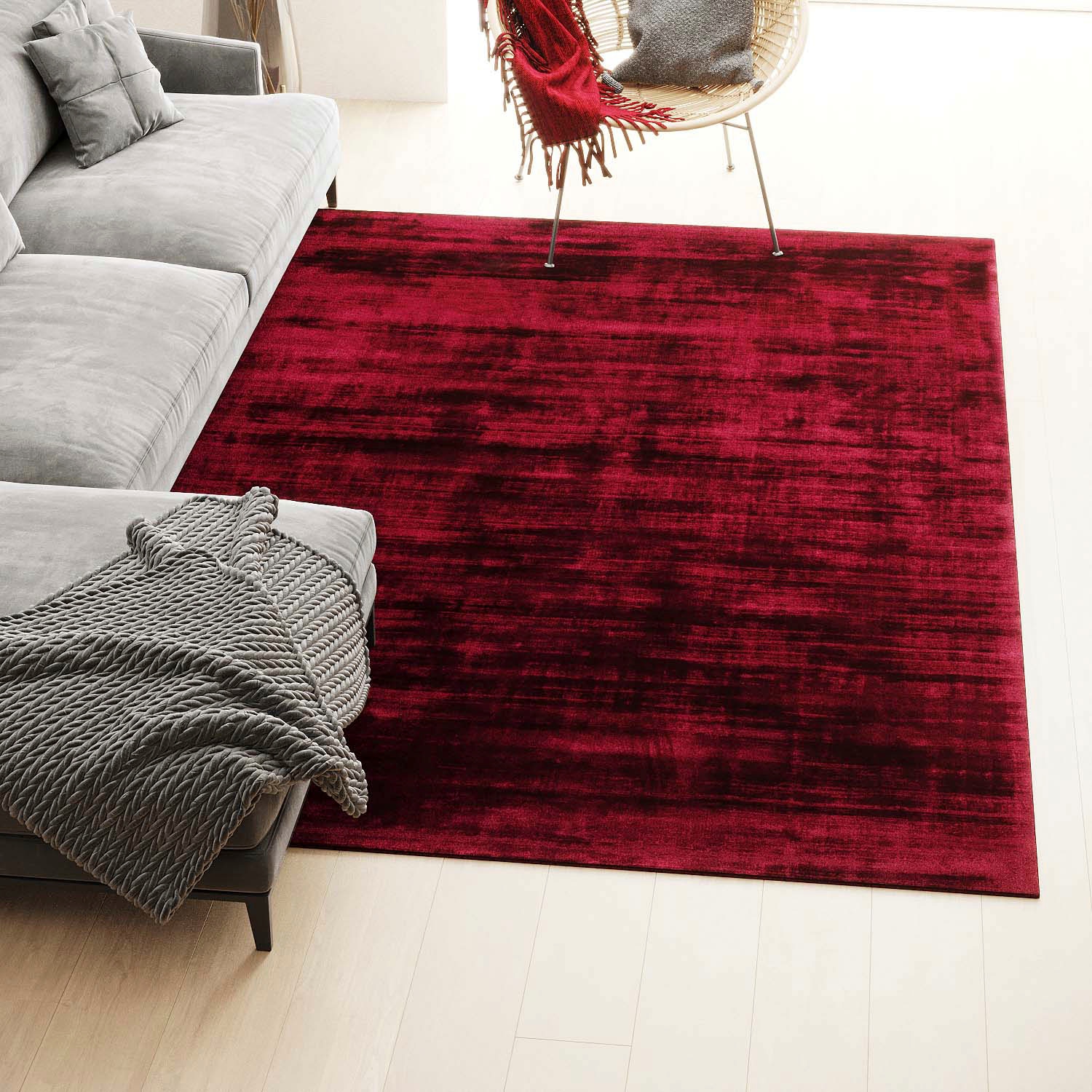 morgenland Teppich »Designer Teppich Chester«, rechteckig, 10 mm Höhe, Viskose