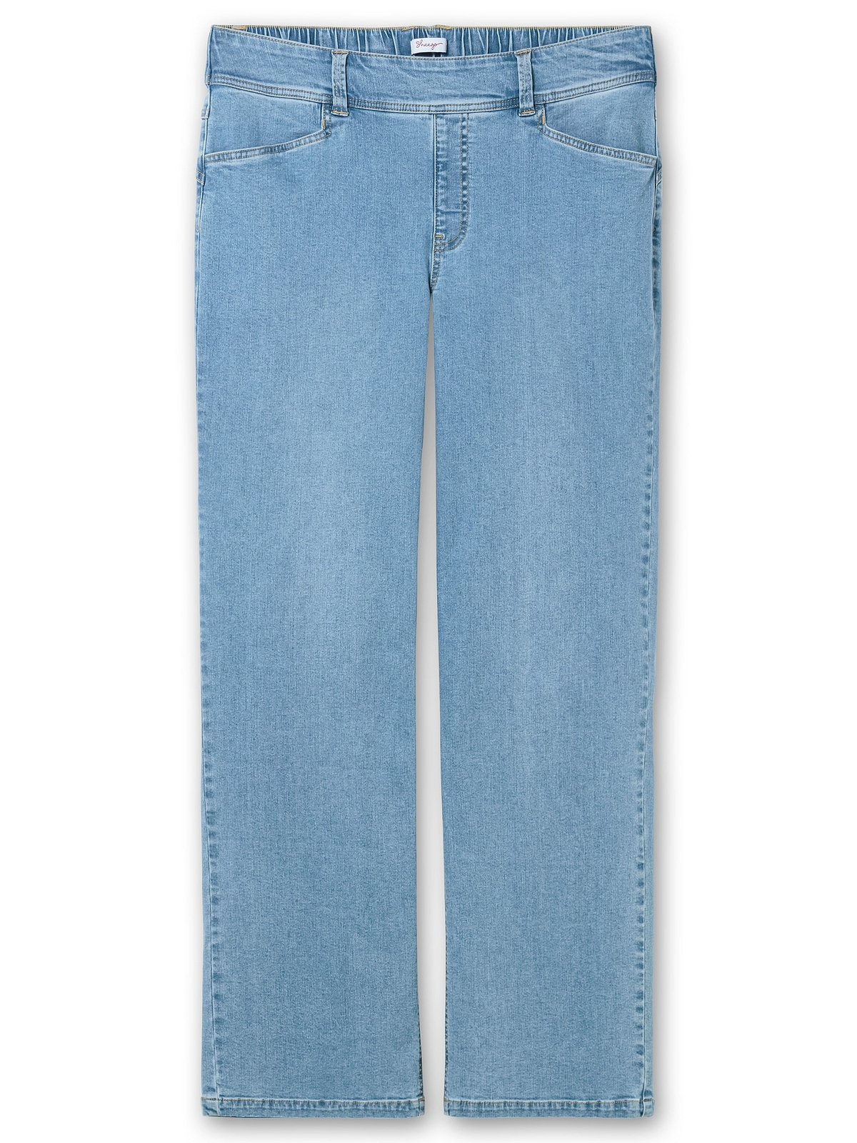 Sheego Stretch-Jeans »Große Größen«, im Curvy-Schnitt ELLA, mit Teilgummibund
