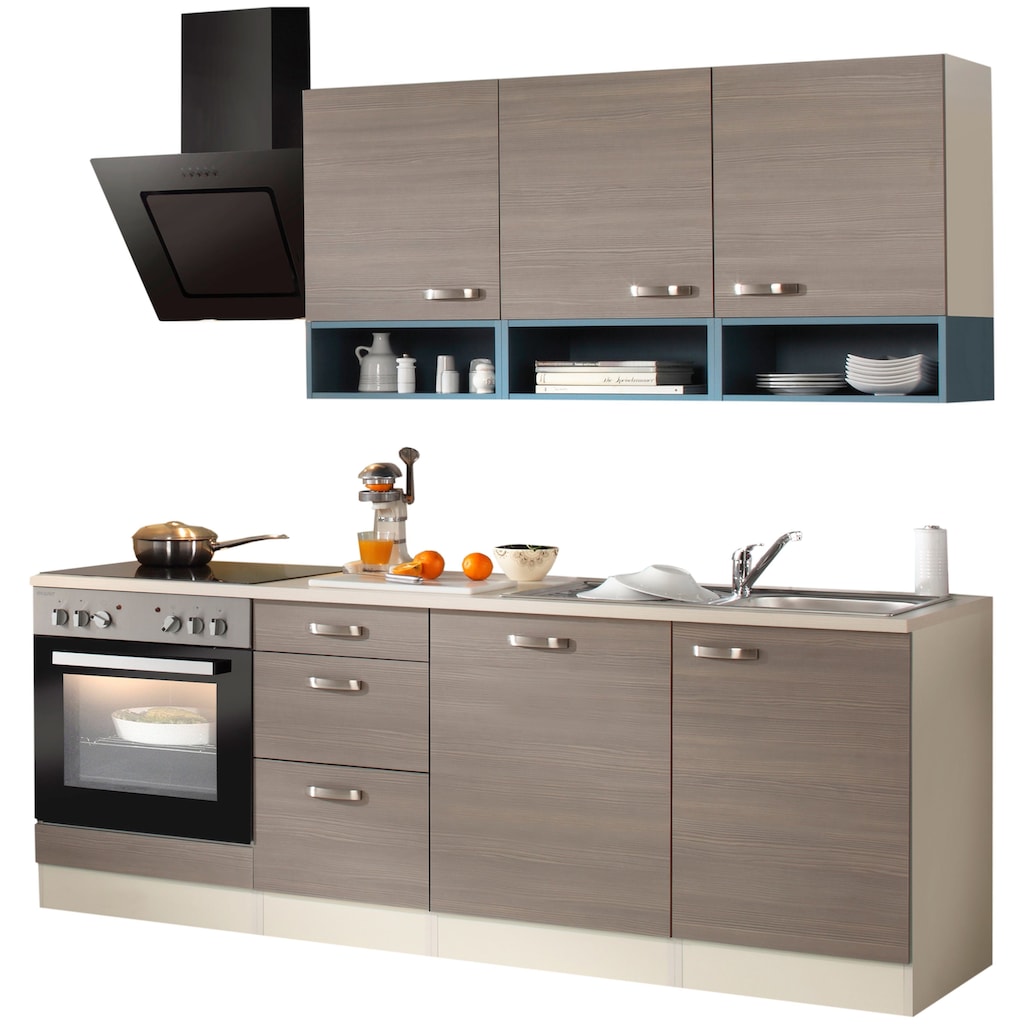 OPTIFIT Küchenzeile »Vigo«, mit E-Geräten, Breite 210 cm
