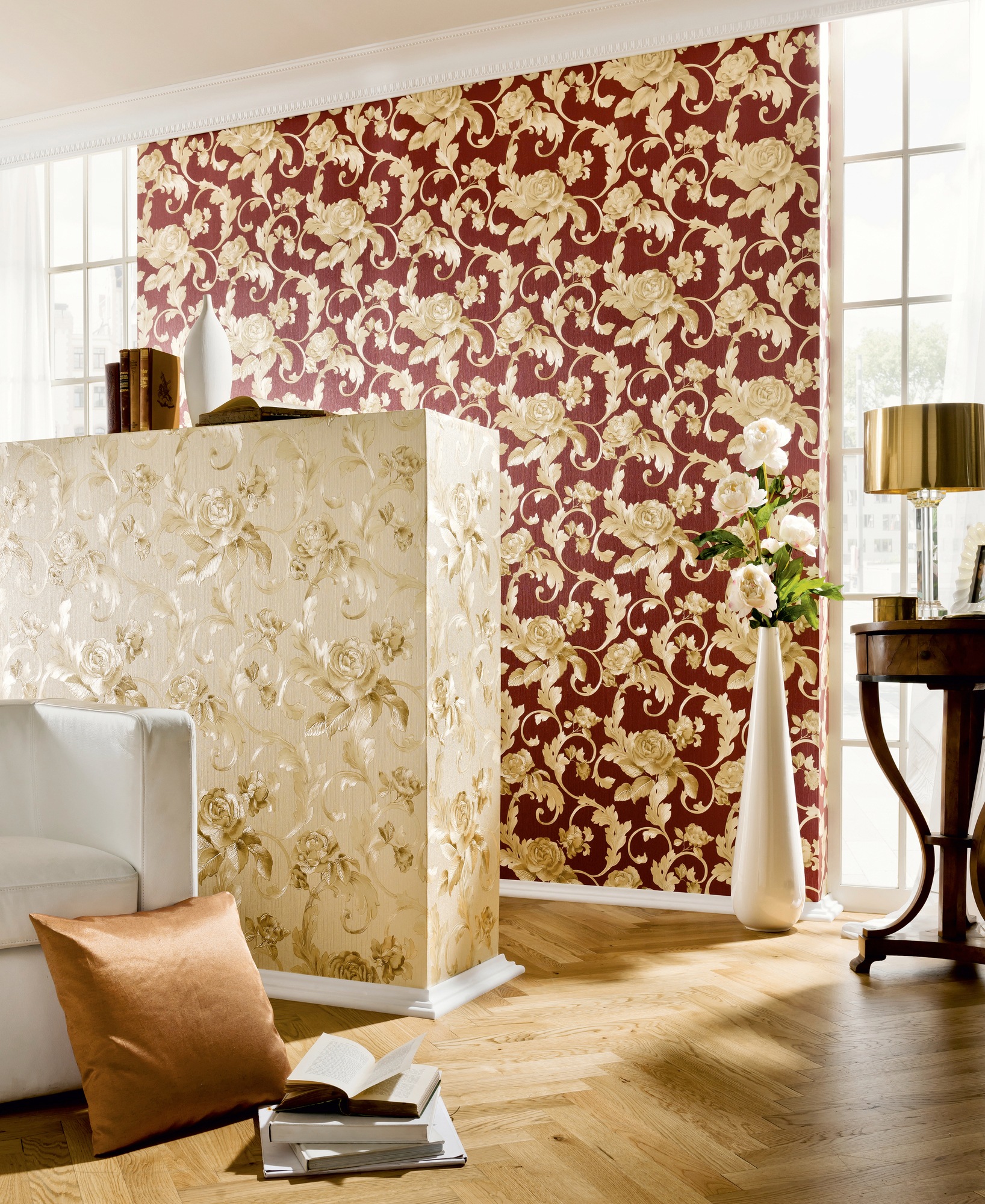 Architects Paper Vliestapete »Nobile«, floral-botanisch-Wald, Tapete Blumen Tapeten Wohnzimmer Schlafzimmer Küche Flur Design Optik