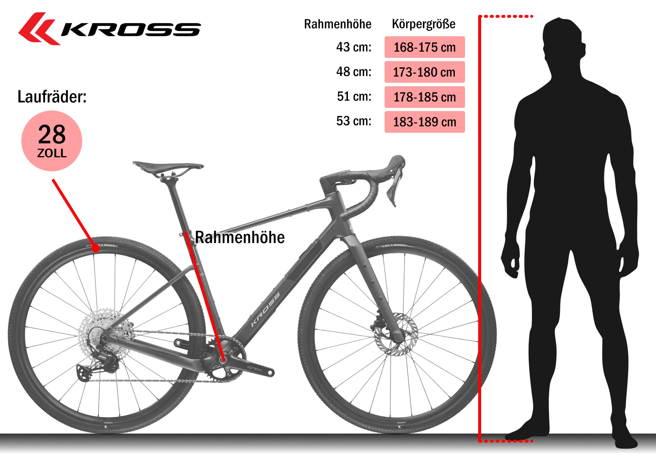 Kross Gravelbike »KROSS Gravelbike Carbon Esker ADV 1.0 28" grün 12 Gänge 2026« 12 Gang Shimano GRX RX822 Schaltwerk Kettenschaltung Rahmen aus Carbon