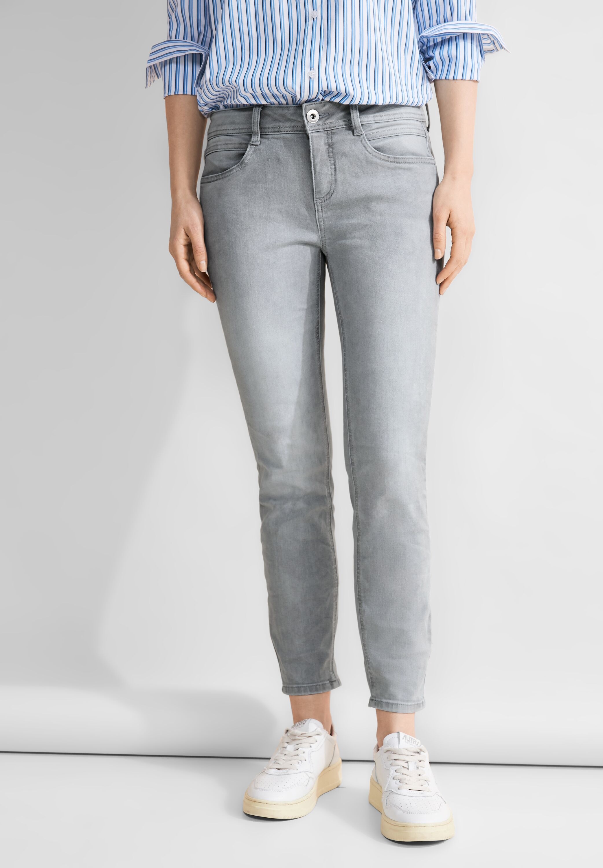 STREET ONE Slim-fit-Jeans, Middle Waist günstig online kaufen