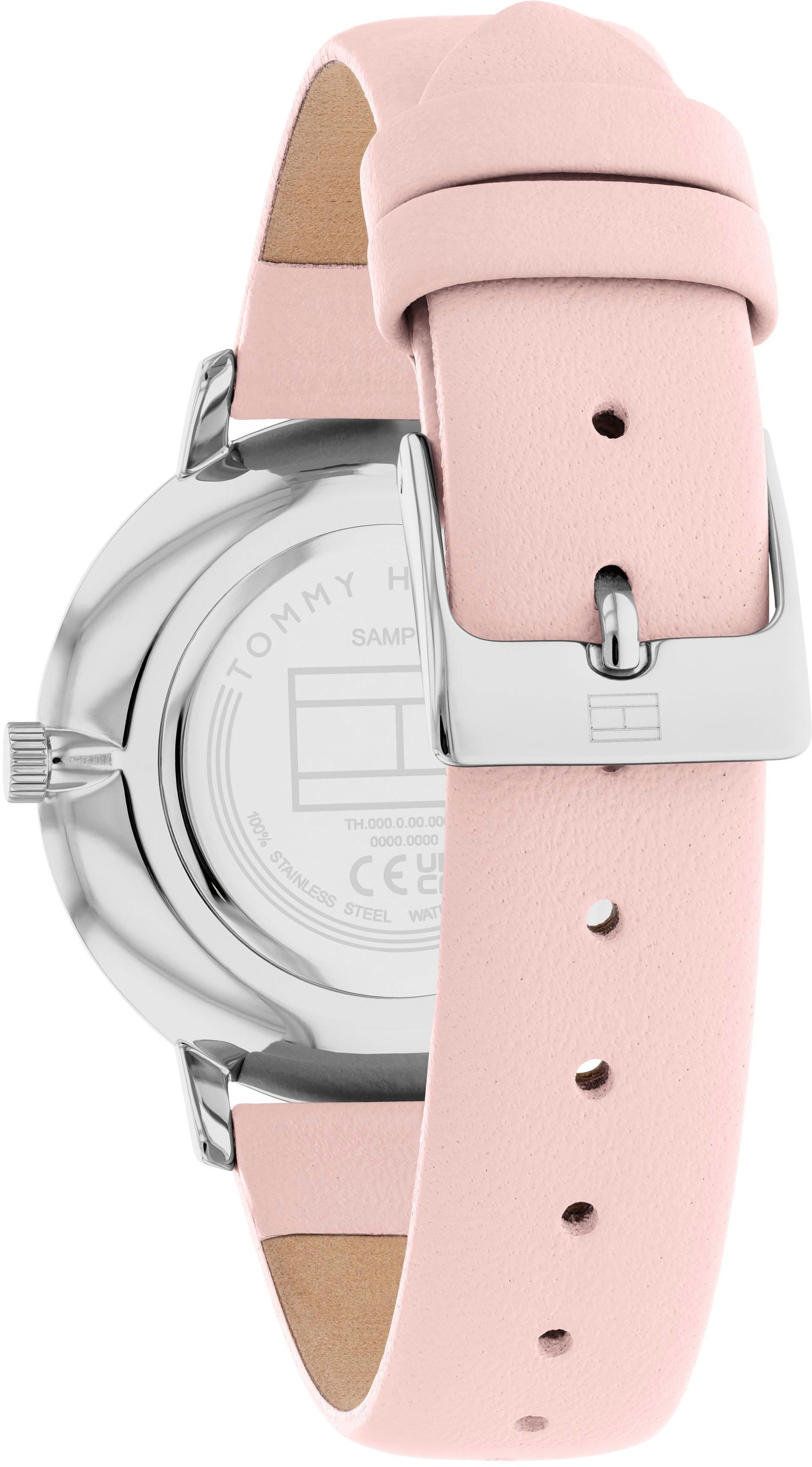 Tommy Hilfiger Quarzuhr »CLASSIC«, Armbanduhr, Damenuhr, analog, Lederarmband