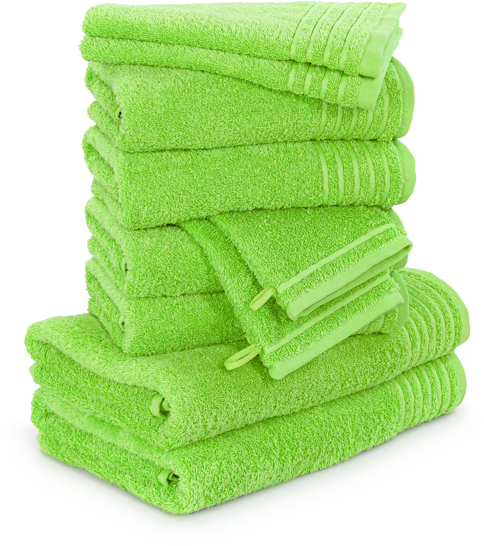 Möve Handtuch Set "New Classic" 10 Stk. Walkfrottier Waschhandschuhen, Gäst günstig online kaufen