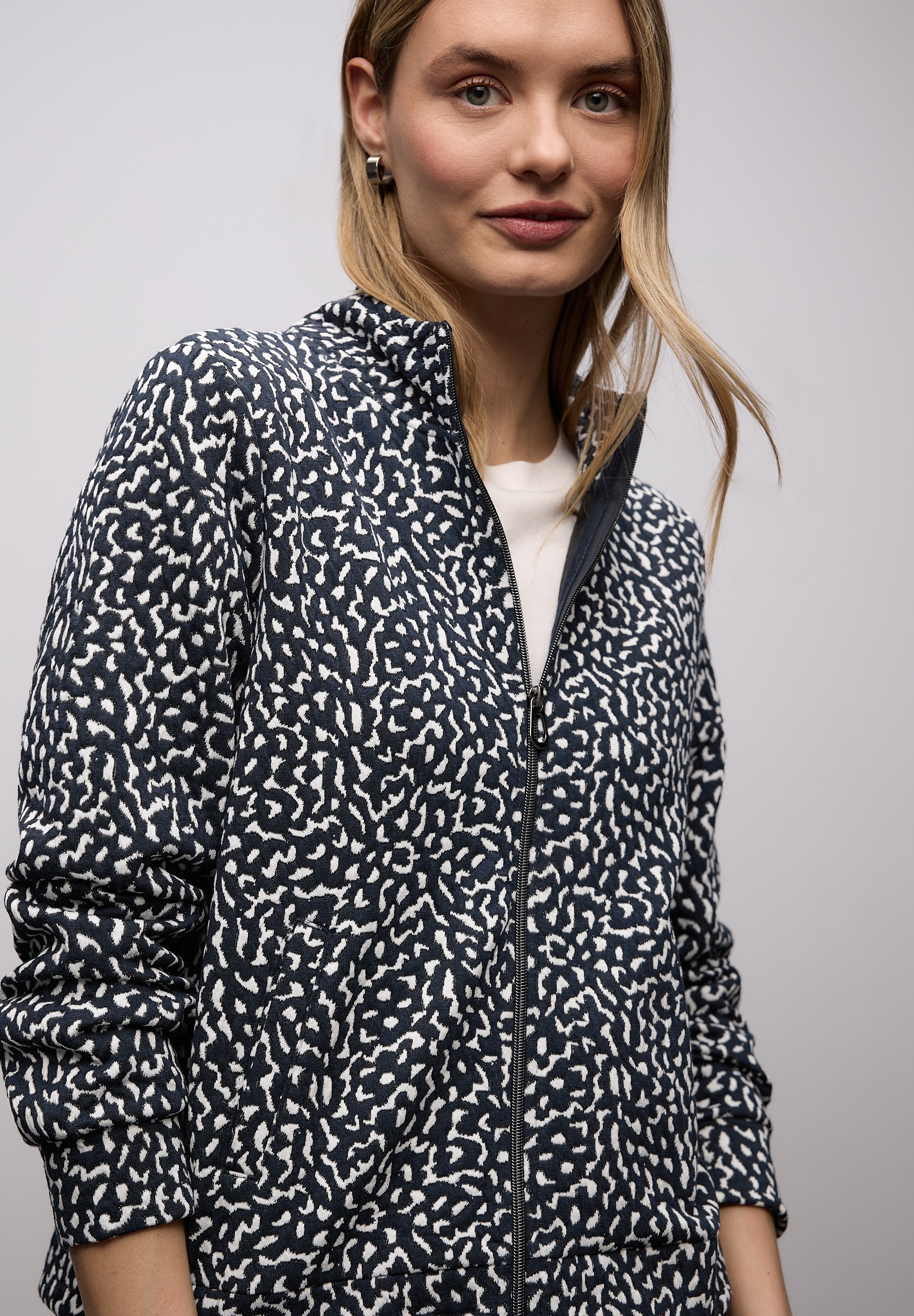 STREET ONE Cardigan mit Struktur-Muster günstig online kaufen