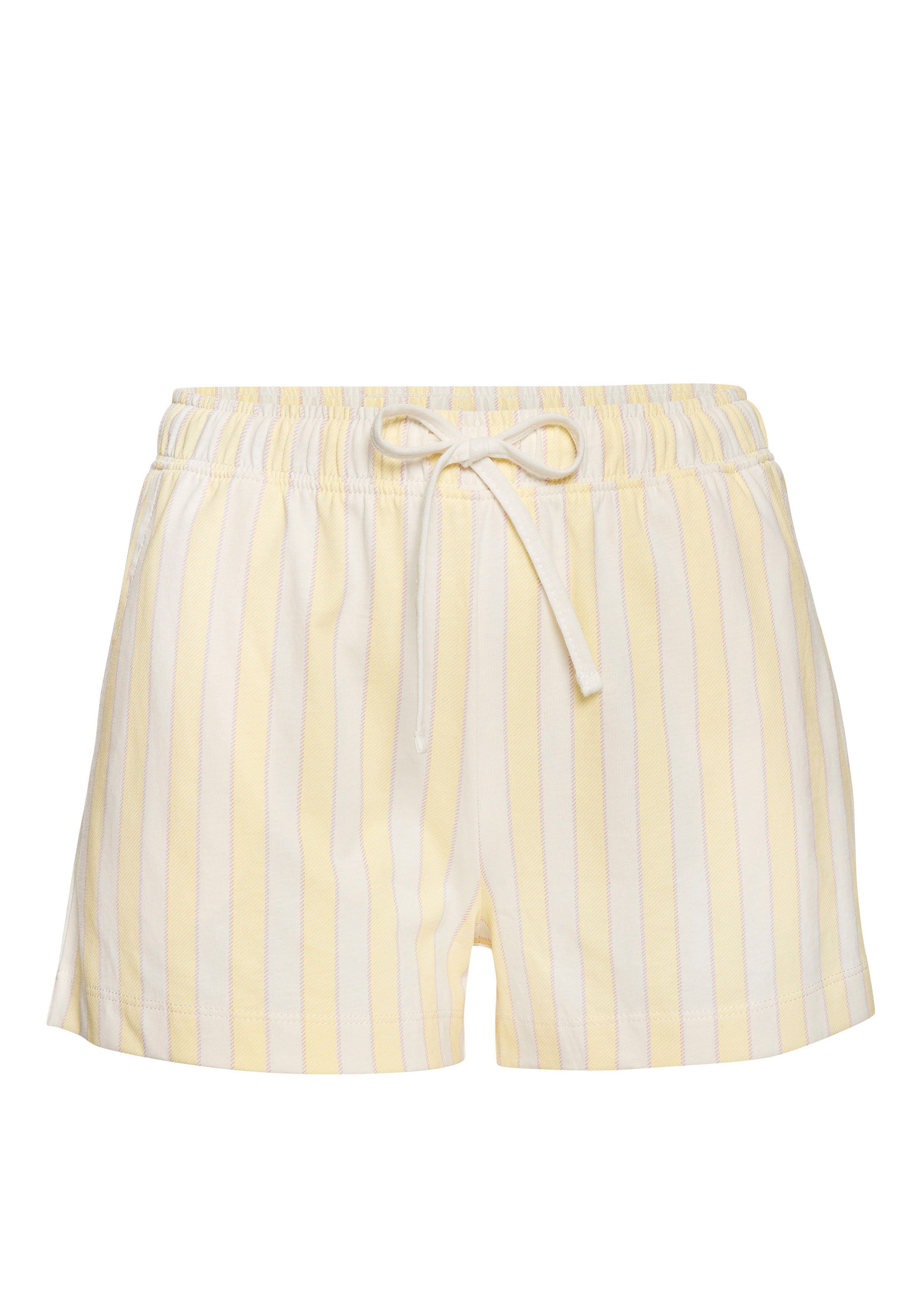 Vivance Dreams Shorty, (Set, 2 tlg.), mit zartem Streifenmuster