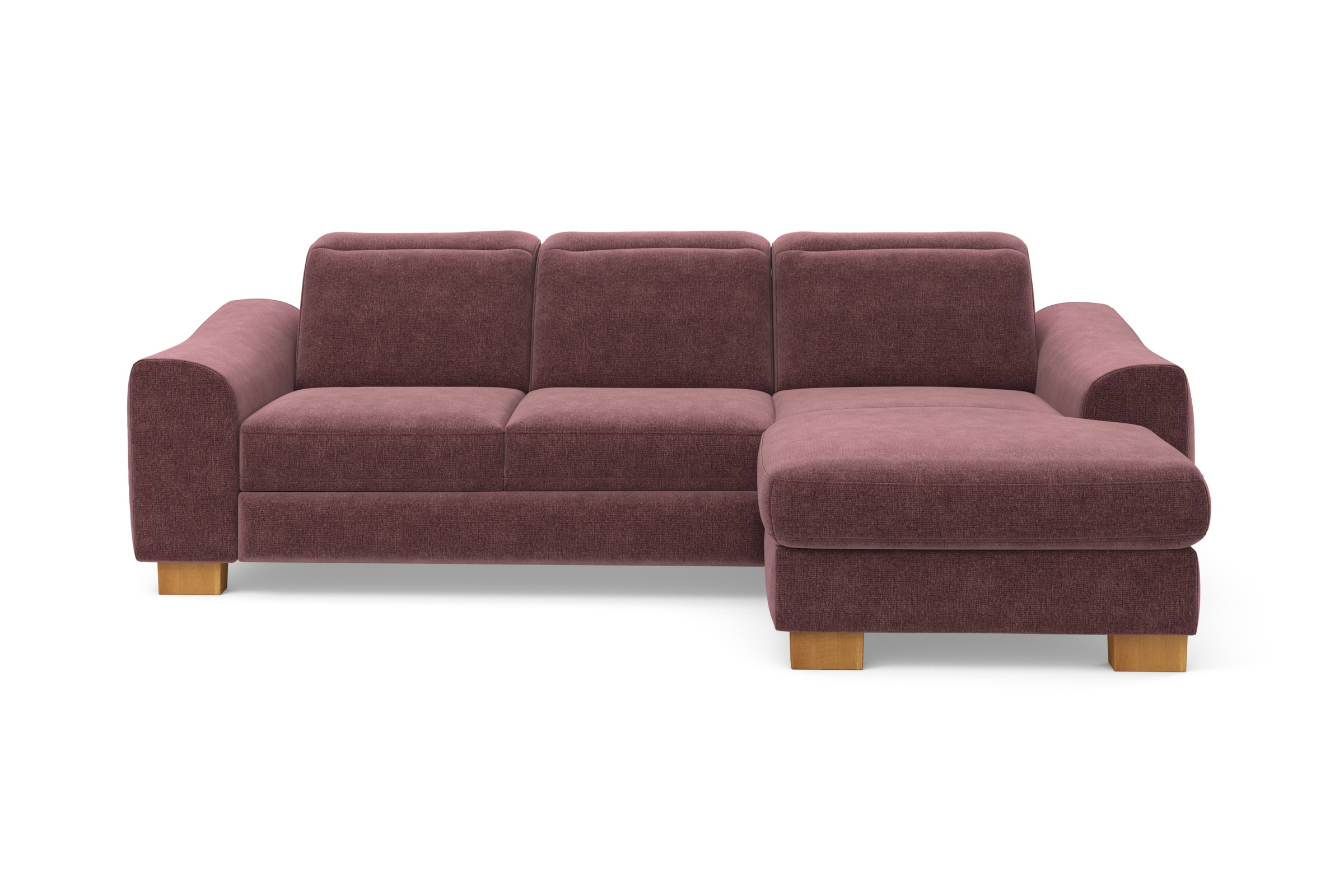 Home affaire Ecksofa »Dundee L-Form«, wahlweise mit Kopfteilverstellung und zusätzlich mit Bettfunktion