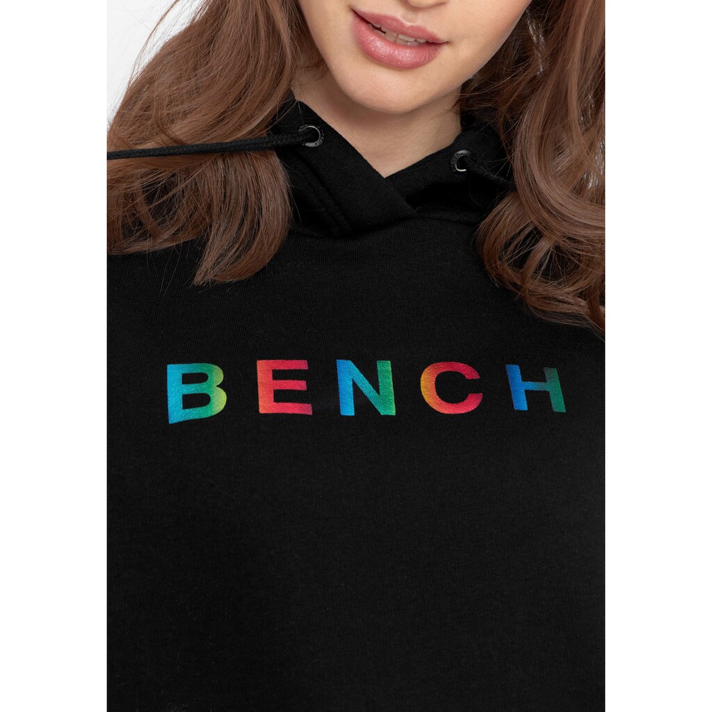 Damenmode Shirts & Sweatshirts Bench. Kapuzensweatshirt »LOXLEY«, mit Regenbogen-Logodruck black