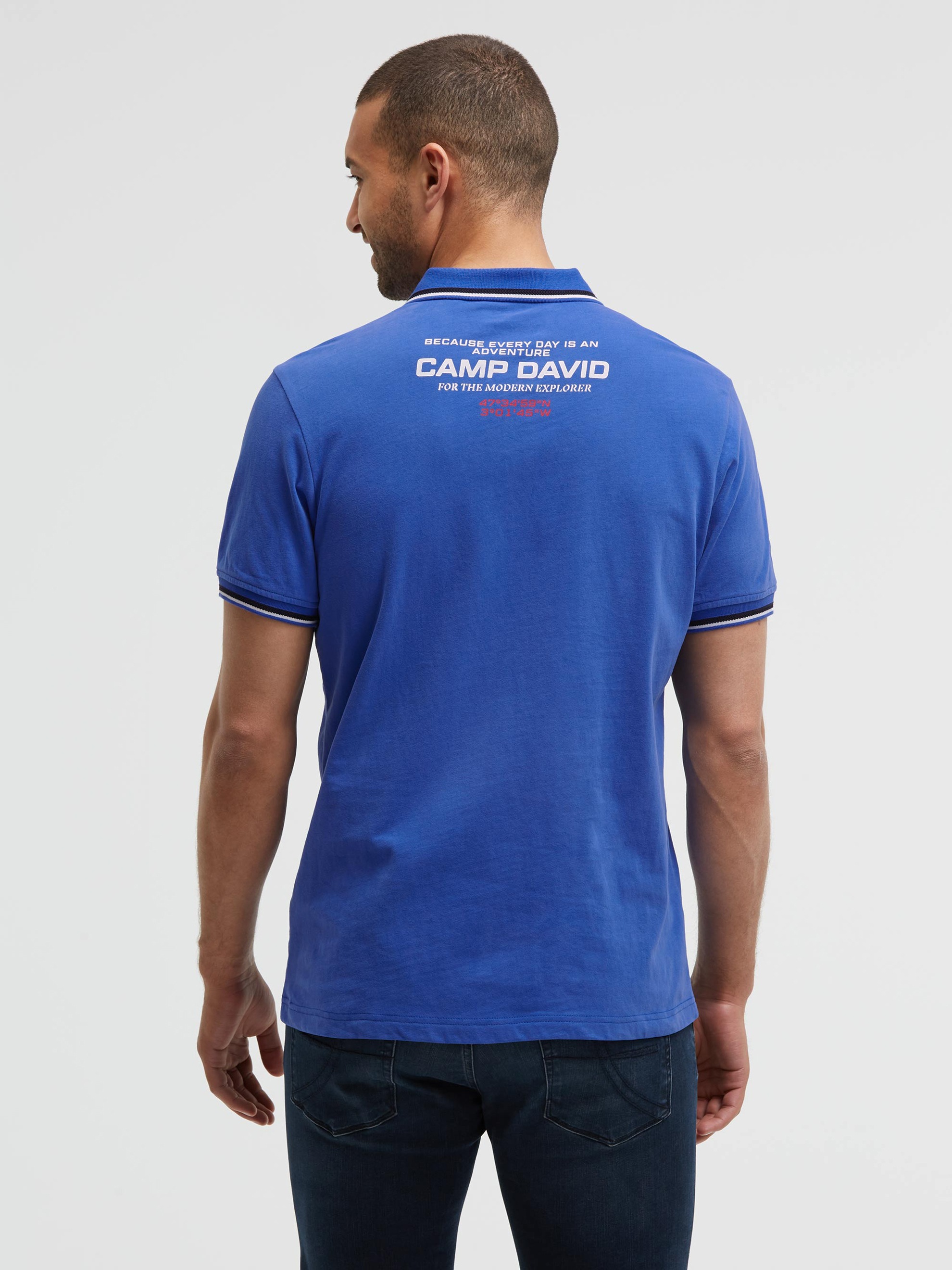 CAMP DAVID Poloshirt aus Baumwolle