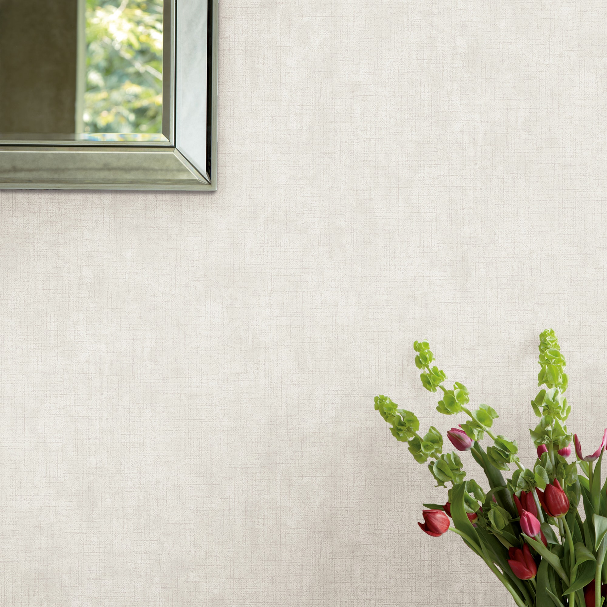 LAURA ASHLEY "Uni" neutral glatt 10mx52cm (ca. 5m2)