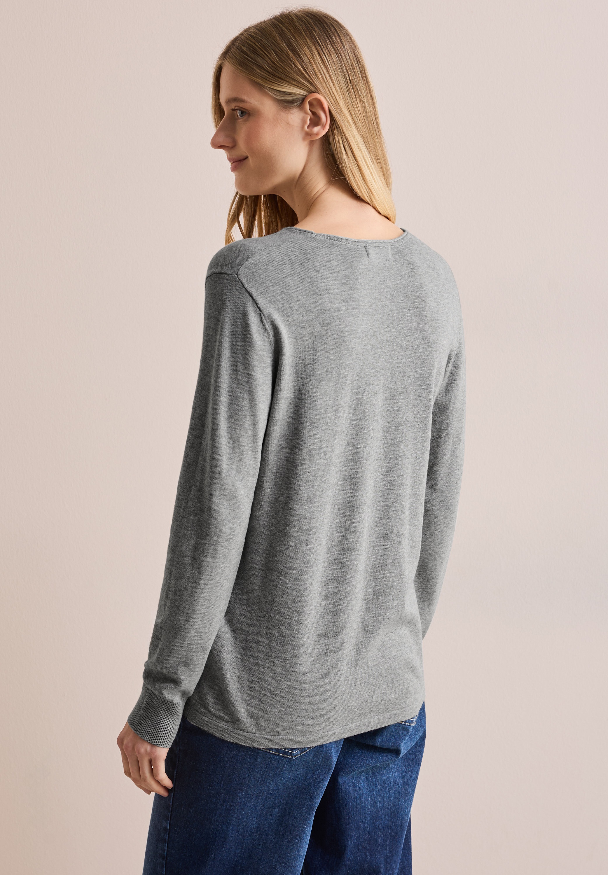 Cecil Strickpullover, mit V-Ausschnitt