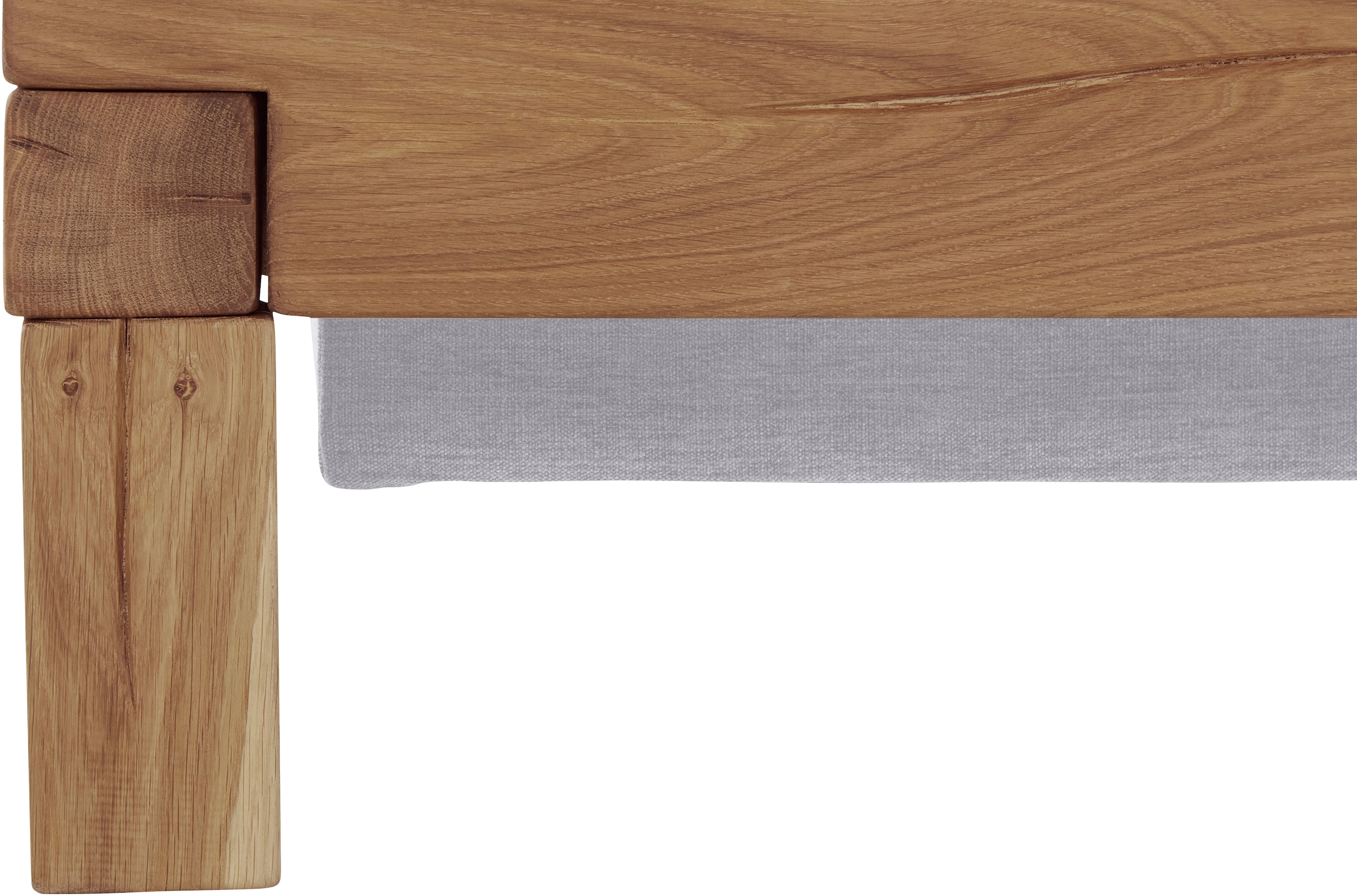 Home affaire Boxspringbett »Villads«, Liegefläche: 160/200 cm aus Balkeneiche, Inside-Boxspring-Unterbau