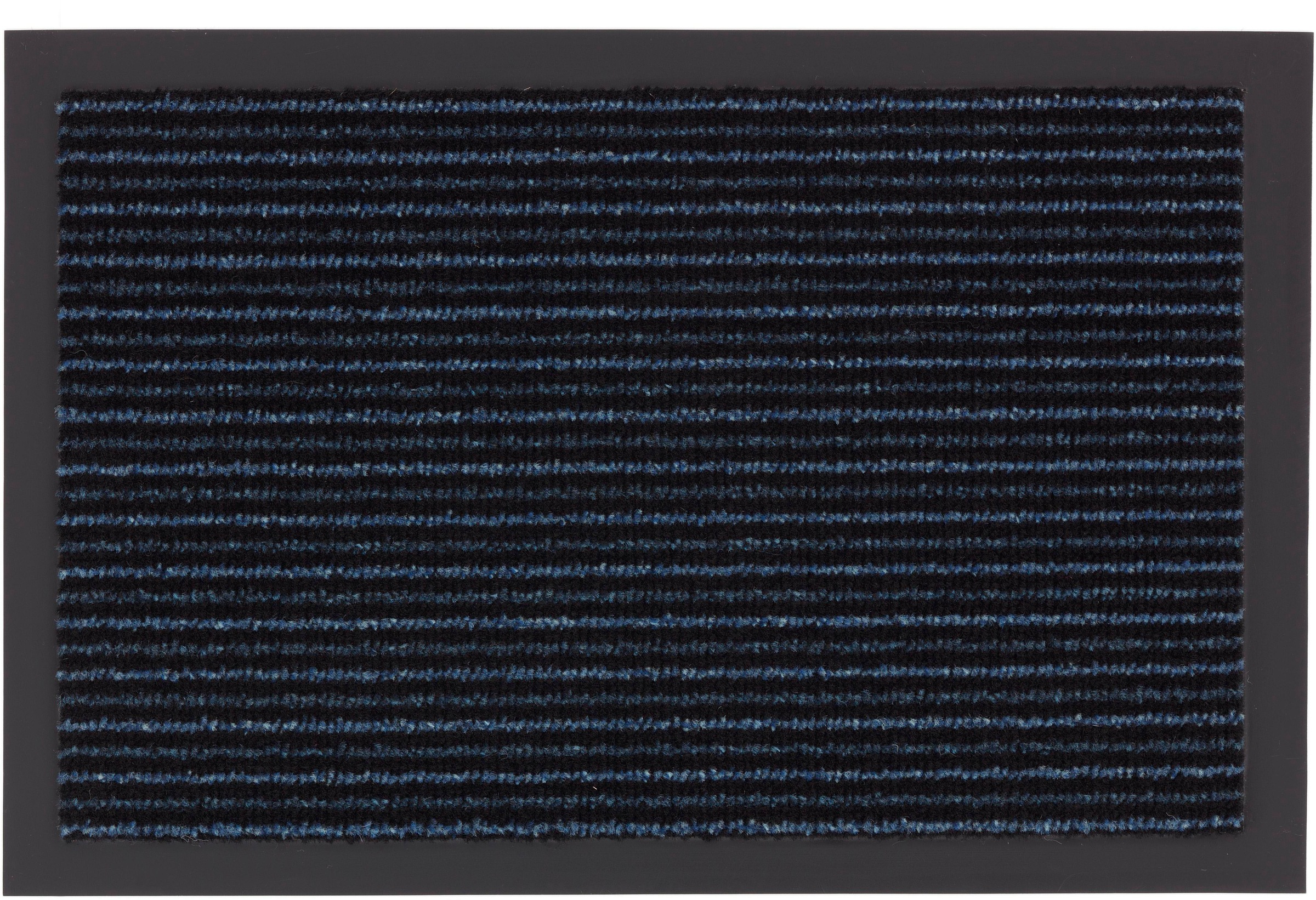 Fußmatte ASTRA "Jade 611" Gr. 19, blau, B:80cm H:7mm L:120cm, Kunstfaser, Teppiche, Fußmatte, Läufer, Sauberlauf, Schmutzfangmatte, In -und Outdoor geeignet