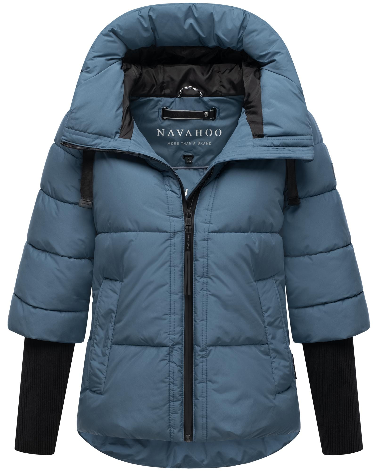 Navahoo Steppjacke "Lotusherz XIV" mitKapuze Warme gesteppte Winterjacke mi günstig online kaufen