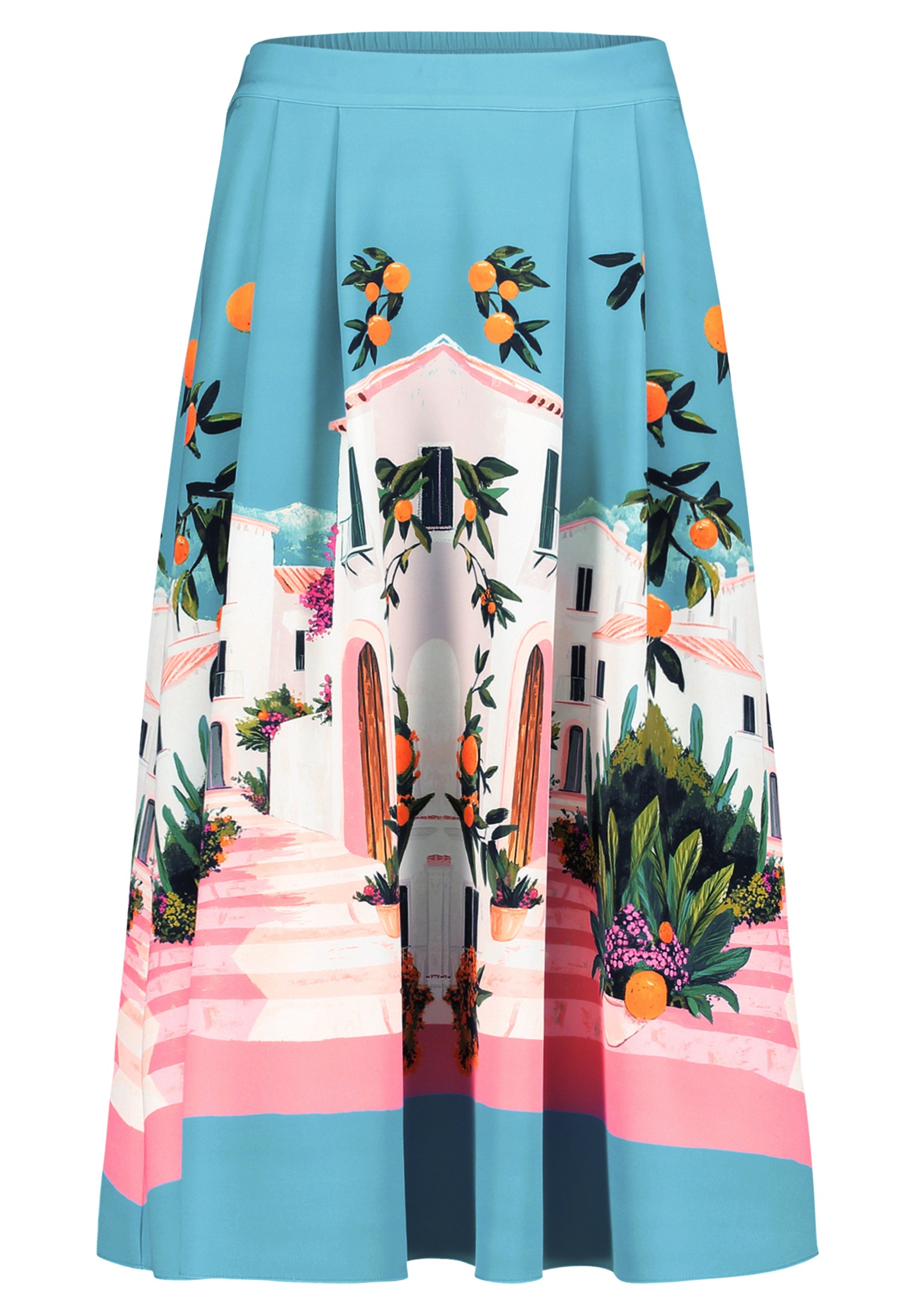 Betty&Co Midirock "Damen mit Print" günstig online kaufen