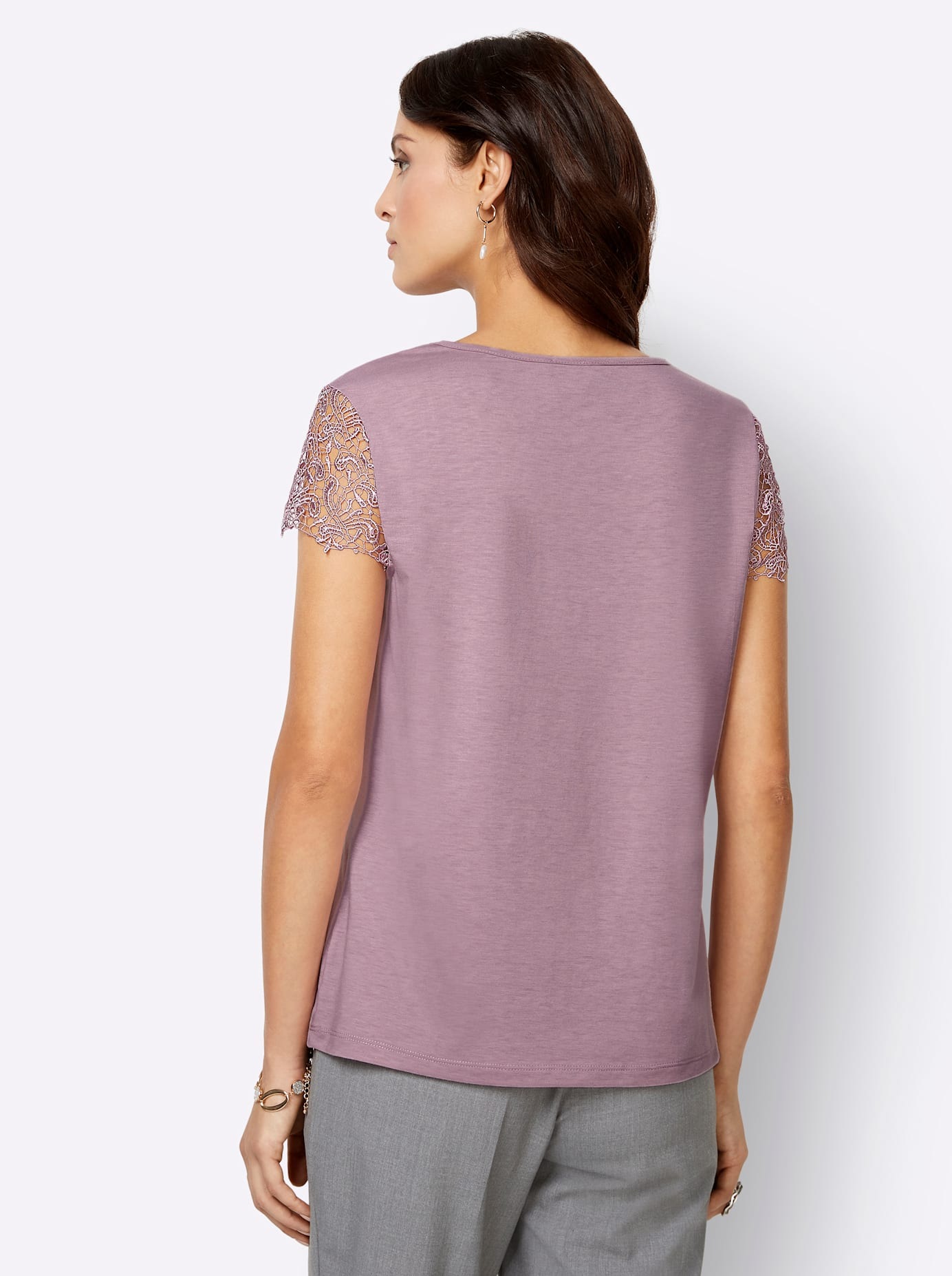 Thumbnail - Lady Spitzenshirt "Shirt", (1 tlg.)