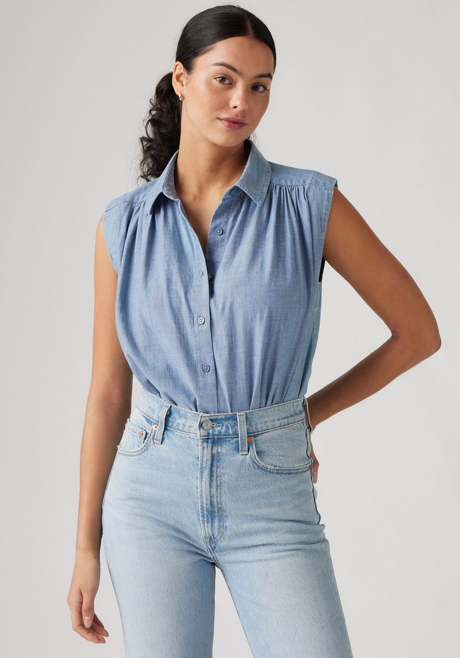 Levis Jeansbluse "GRACEN COMM SL BLOUSE" günstig online kaufen