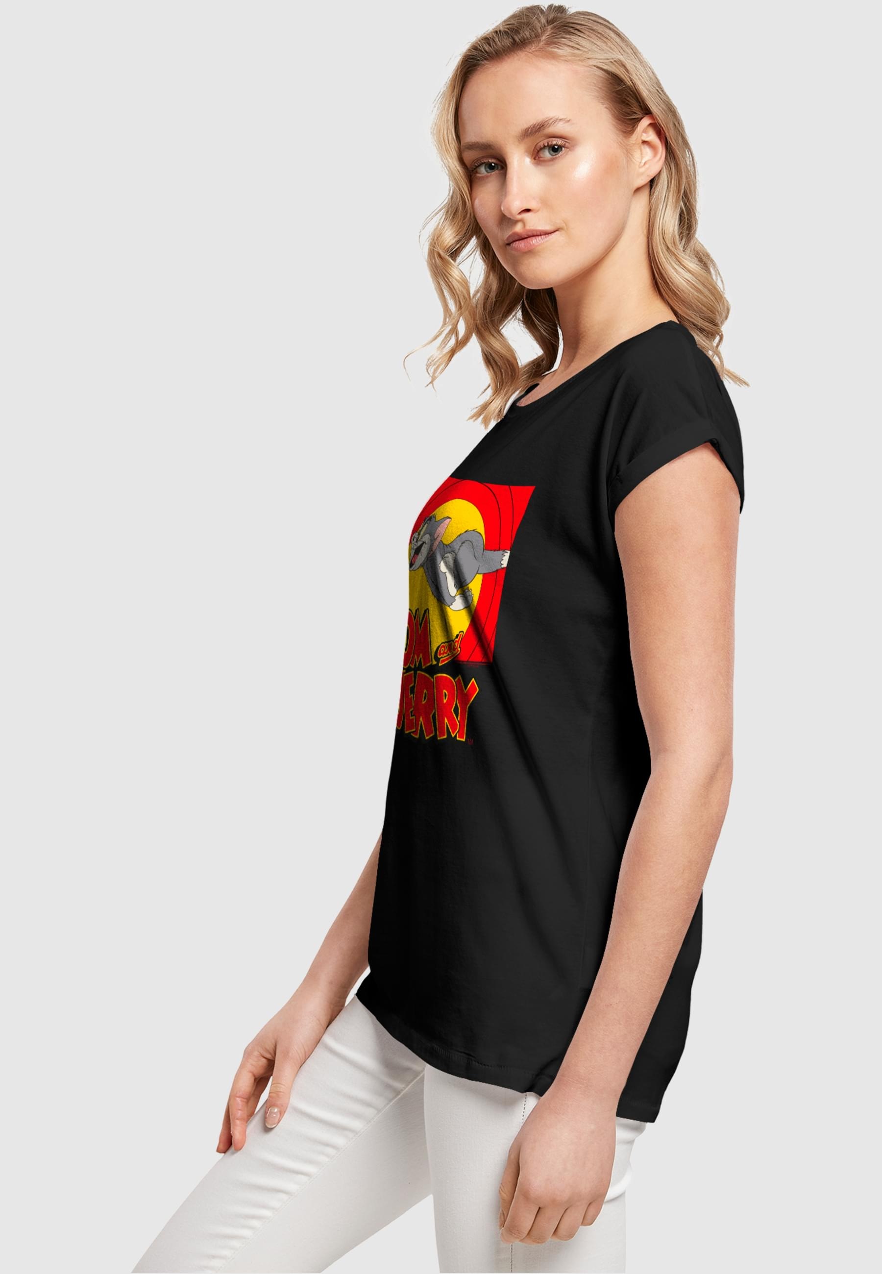 ABSOLUTE CULT T-Shirt »ABSOLUTE CULT Damen Ladies Tom and Jerry - Chase Scene T-Shirt«, (1 tlg.)