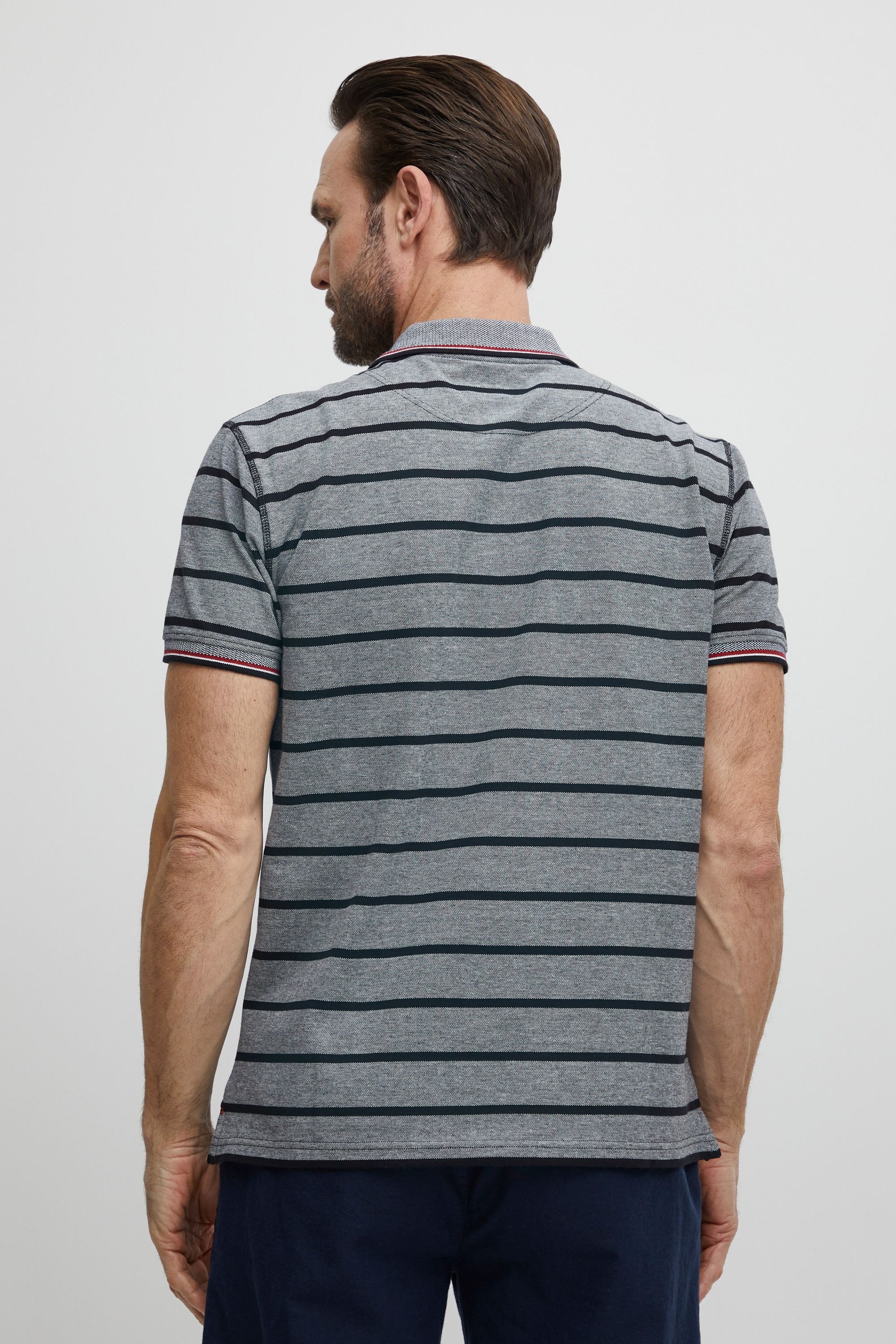 FQ1924 FQKnut Herren Poloshirt Black Beauty Größe M 3