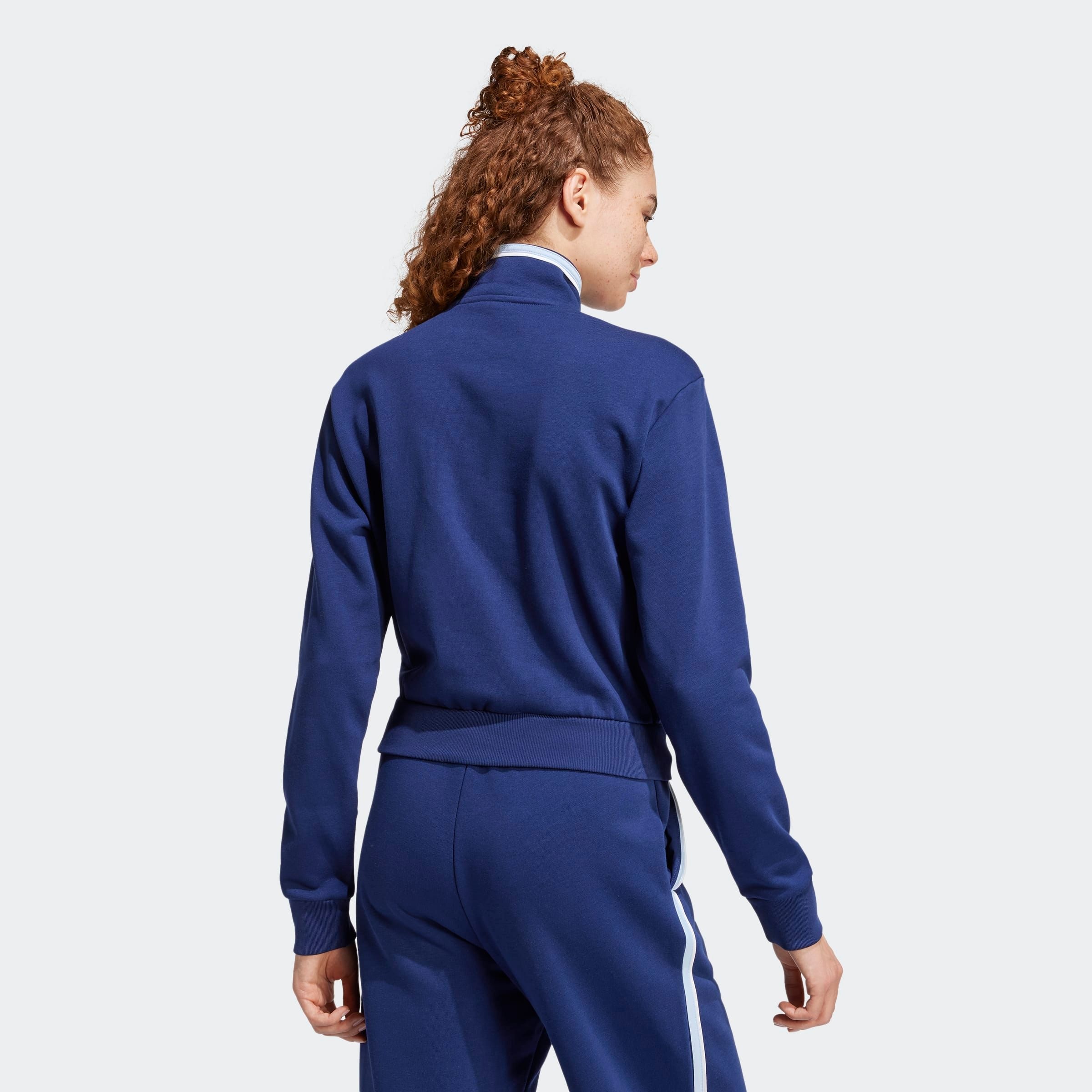 adidas Sportswear Sweatshirt "ESSENTIALS COLOR POP FRENCH TERRY CROP QUARTE günstig online kaufen