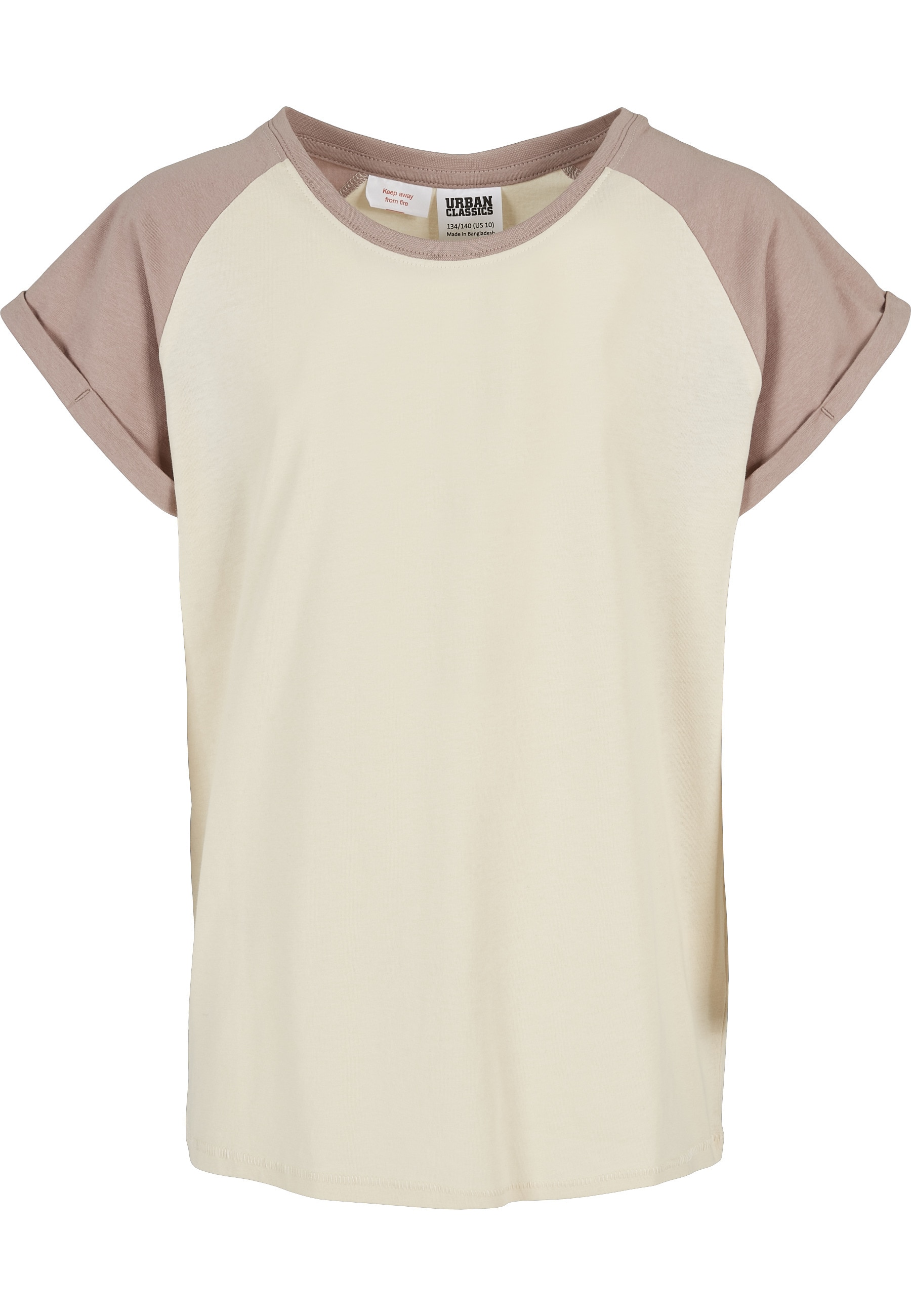 URBAN CLASSICS T-Shirt "Urban Classics Damen Girls Contrast Raglan Tee" 1