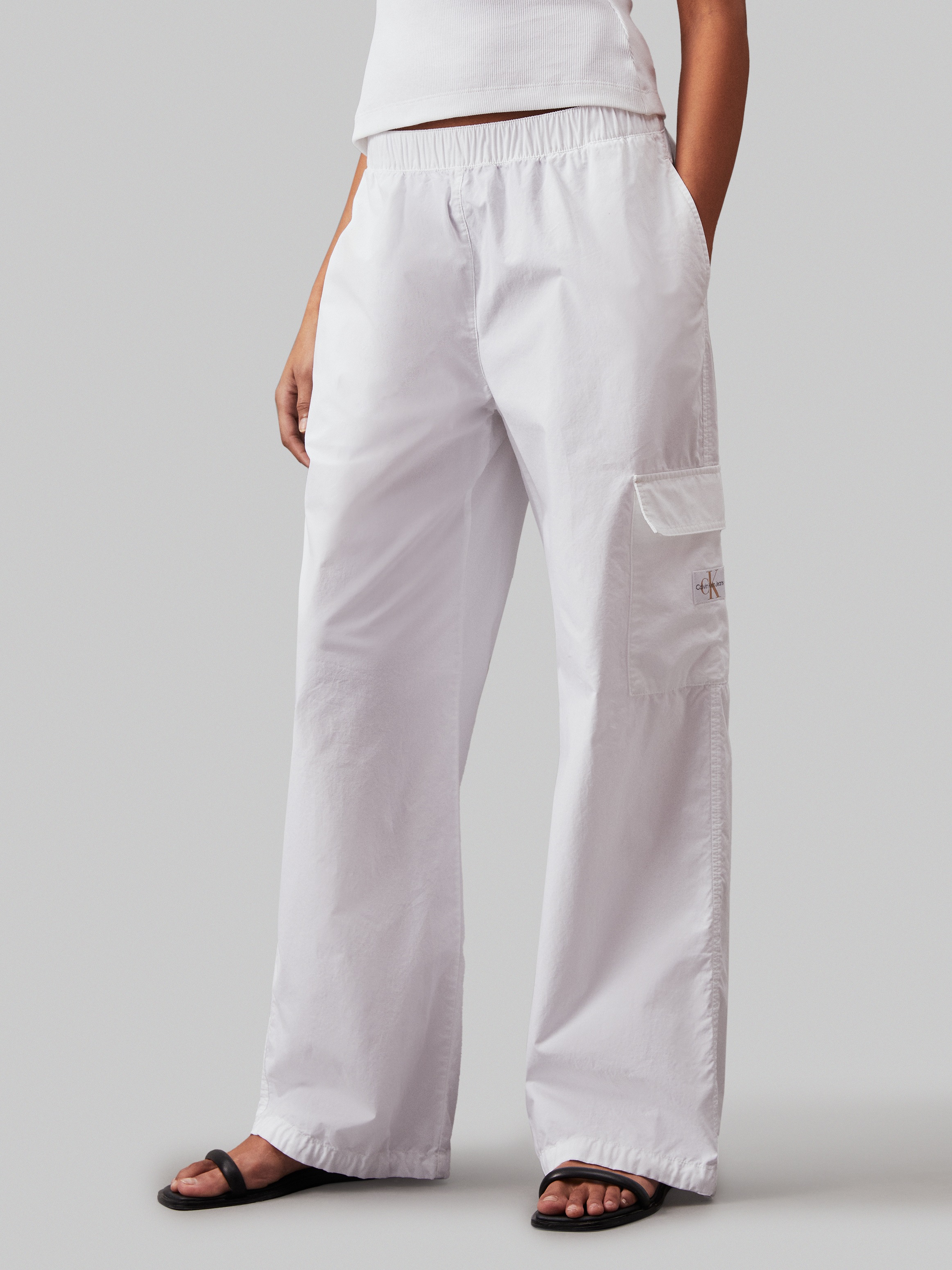 Calvin Klein Jeans Cargohose "COTTON UTILITY CARGO PANTS", mit Logoprägung