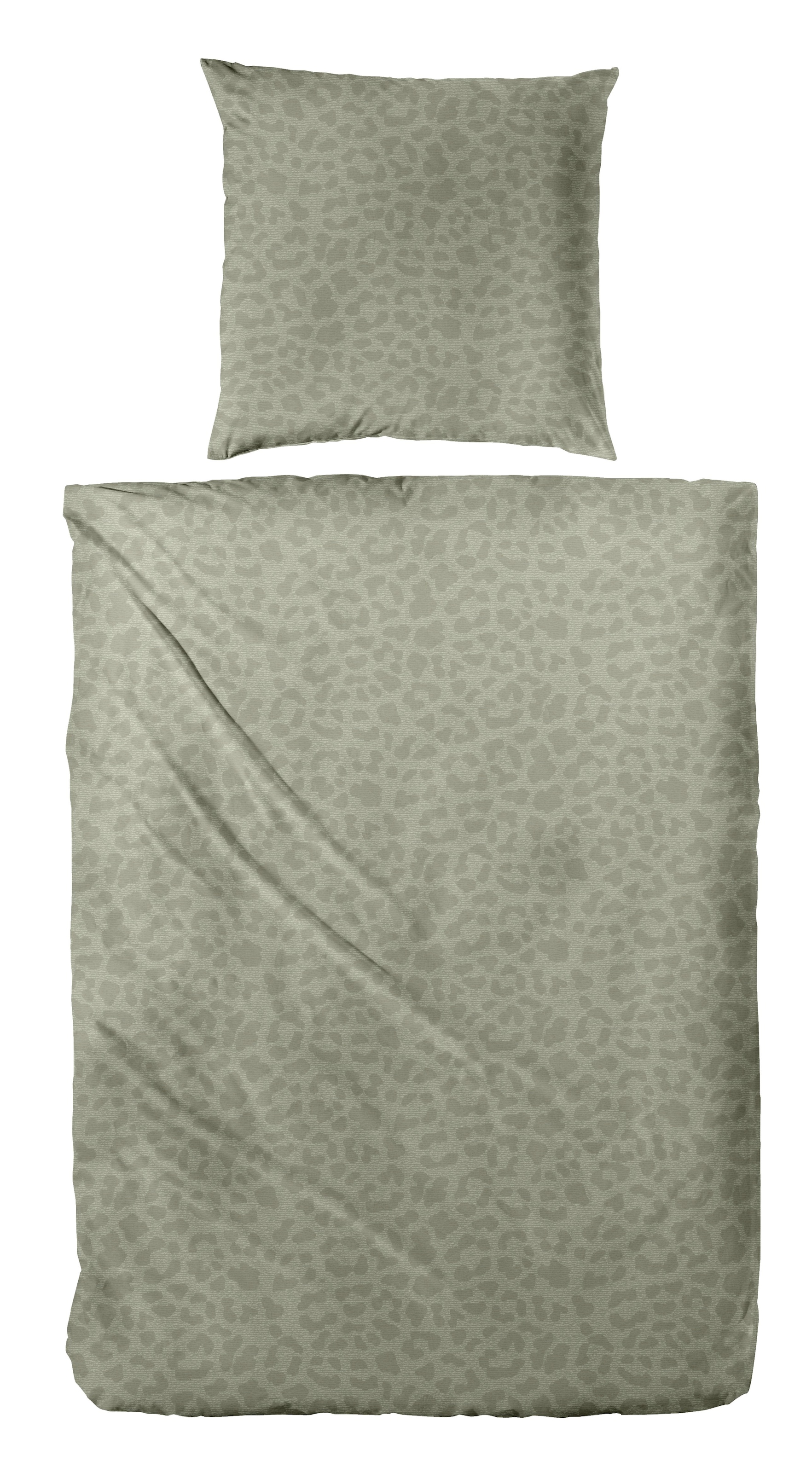 Primera Bettwäsche "Biber-Bettwäsche Leo" 2 Stk. tlg. mit dezentem Leo-Desi günstig online kaufen