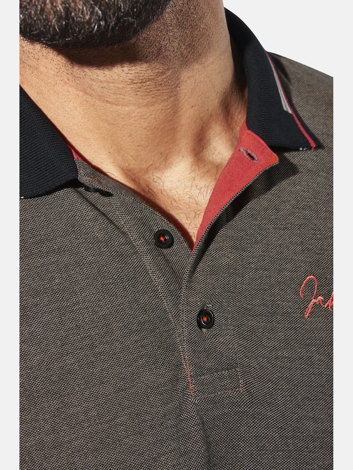 Jan Vanderstorm Langarm-Poloshirt »Langarm-Poloshirt KNUTSEN«