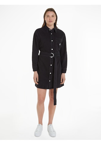 Jeanskleid »BELTED UTILITY DENIM SHIRT DRESS«