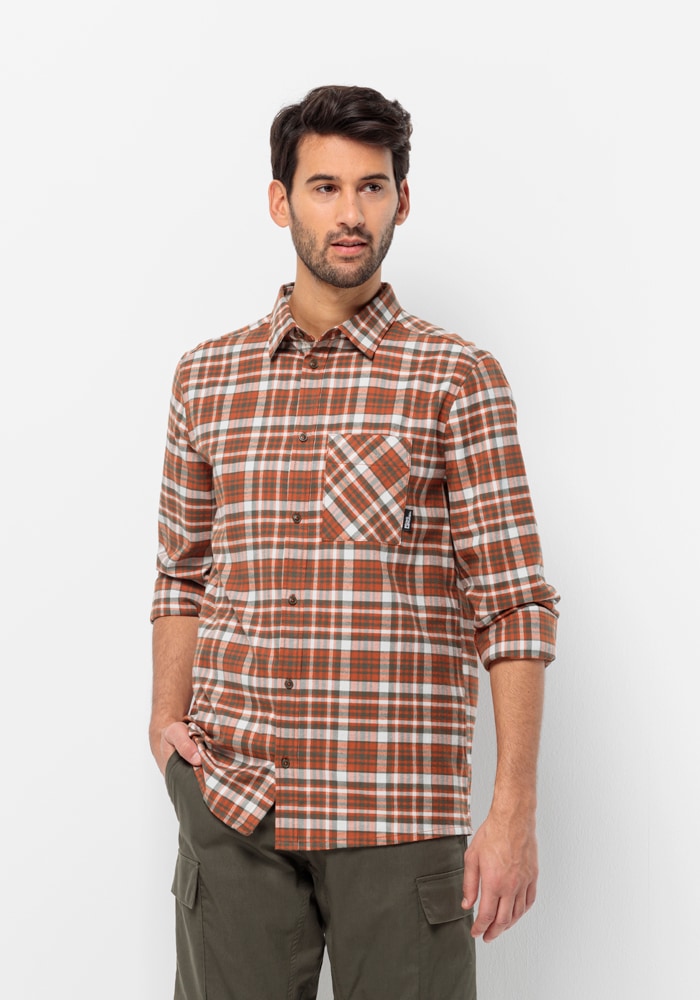 Jack Wolfskin Flanellhemd "BERGWEG SHIRT M"