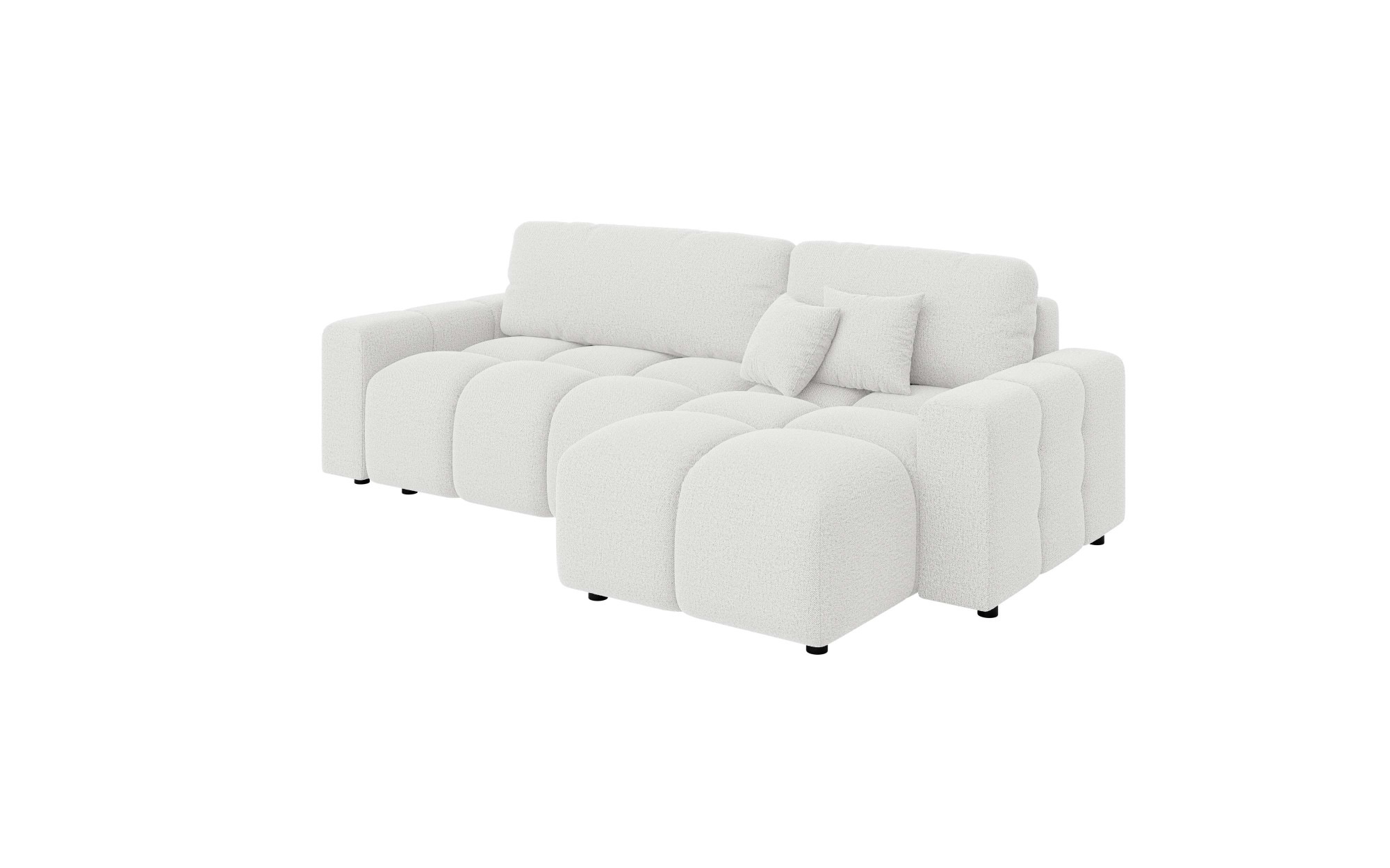 INOSIGN Ecksofa »FELICI, Schlafsofa 233cm, L-Form mit Recamiere beidseitig montierbar«, Designsofa mit Bettfunktion und Bettkasten, Maße B/T/H: 233/142/88 cm