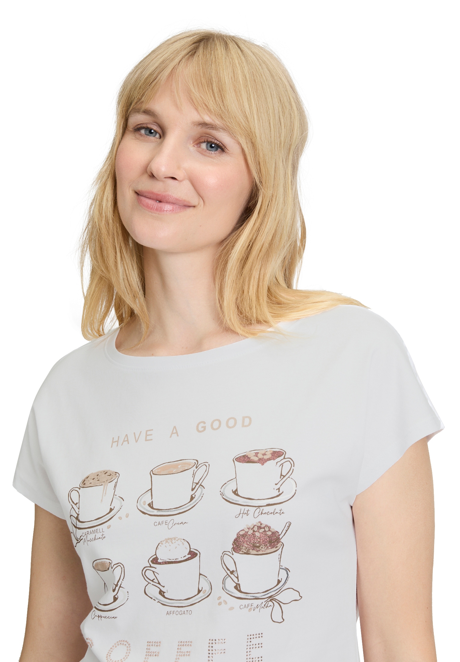 Betty Barclay Kurzarmshirt »Betty Barclay Damen Casual-Shirt mit Aufdruck«, (1 tlg.)
