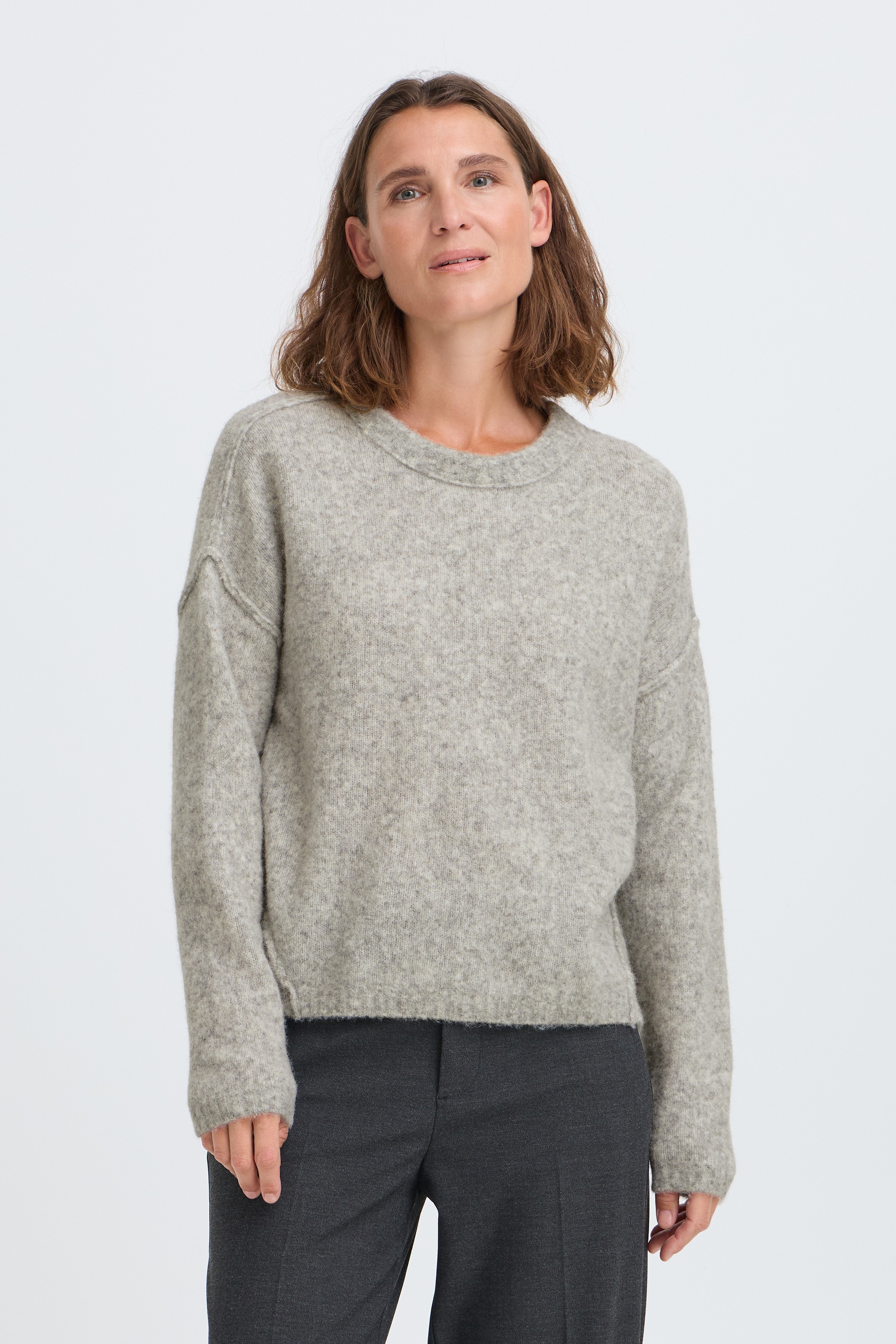 Pulz Jeans Strickpullover »Damen Langarm PZASTRA«