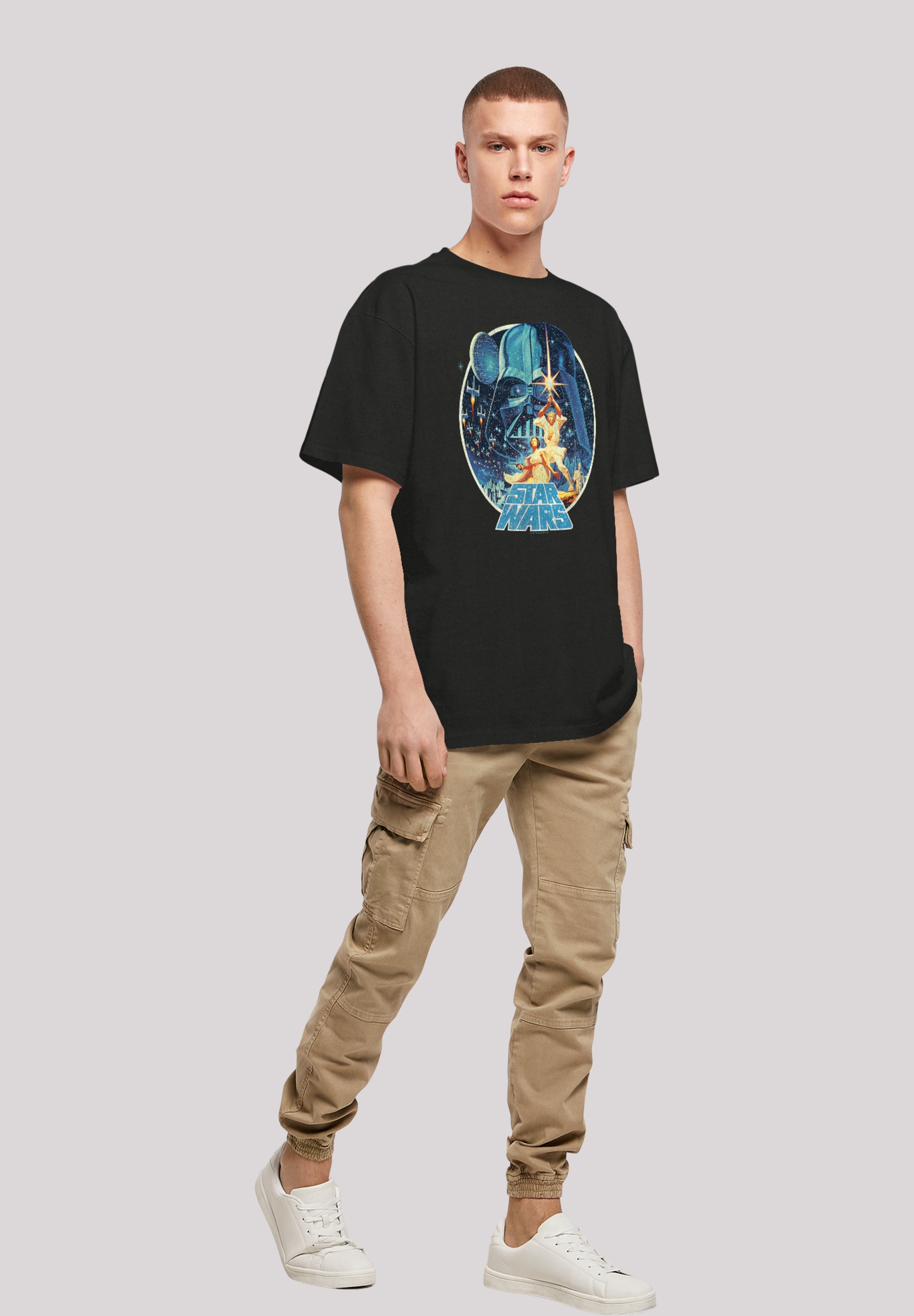 F4NT4STIC T-Shirt »Star Wars Vintage Victory Rebellen Logo«, Print