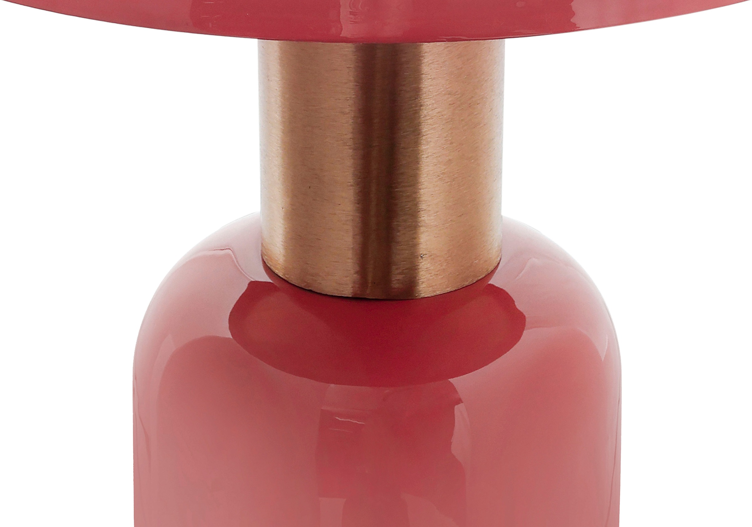 Beistelltisch KAYOOM "Art Deco 125, Abstelltisch aus Metall,funktional und stabil", orange (koralle, gold, pink), B:50,5cm H:49,5cm T:50,5cm, 100% Eisen, Tische, Beistelltisch, Dekorativ, glanzvolle Lackierung, stilvolles Design 3