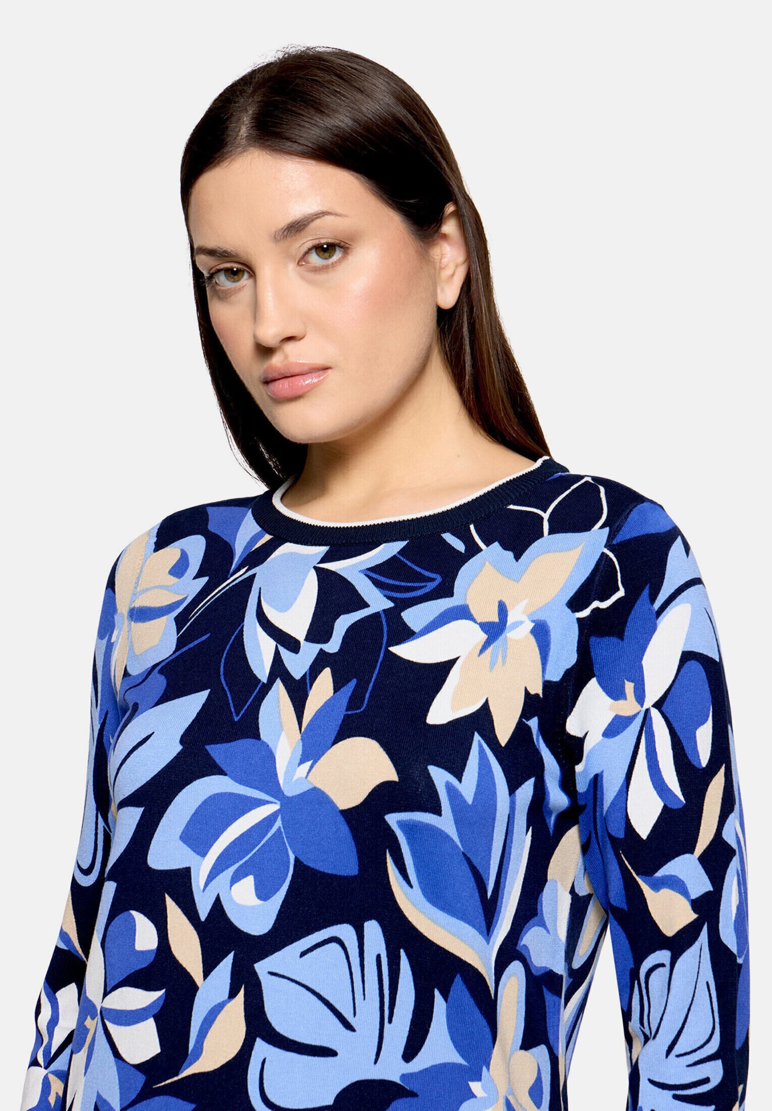 Betty Barclay Strickpullover »Damen mit Blumenprint« 1 Stk.