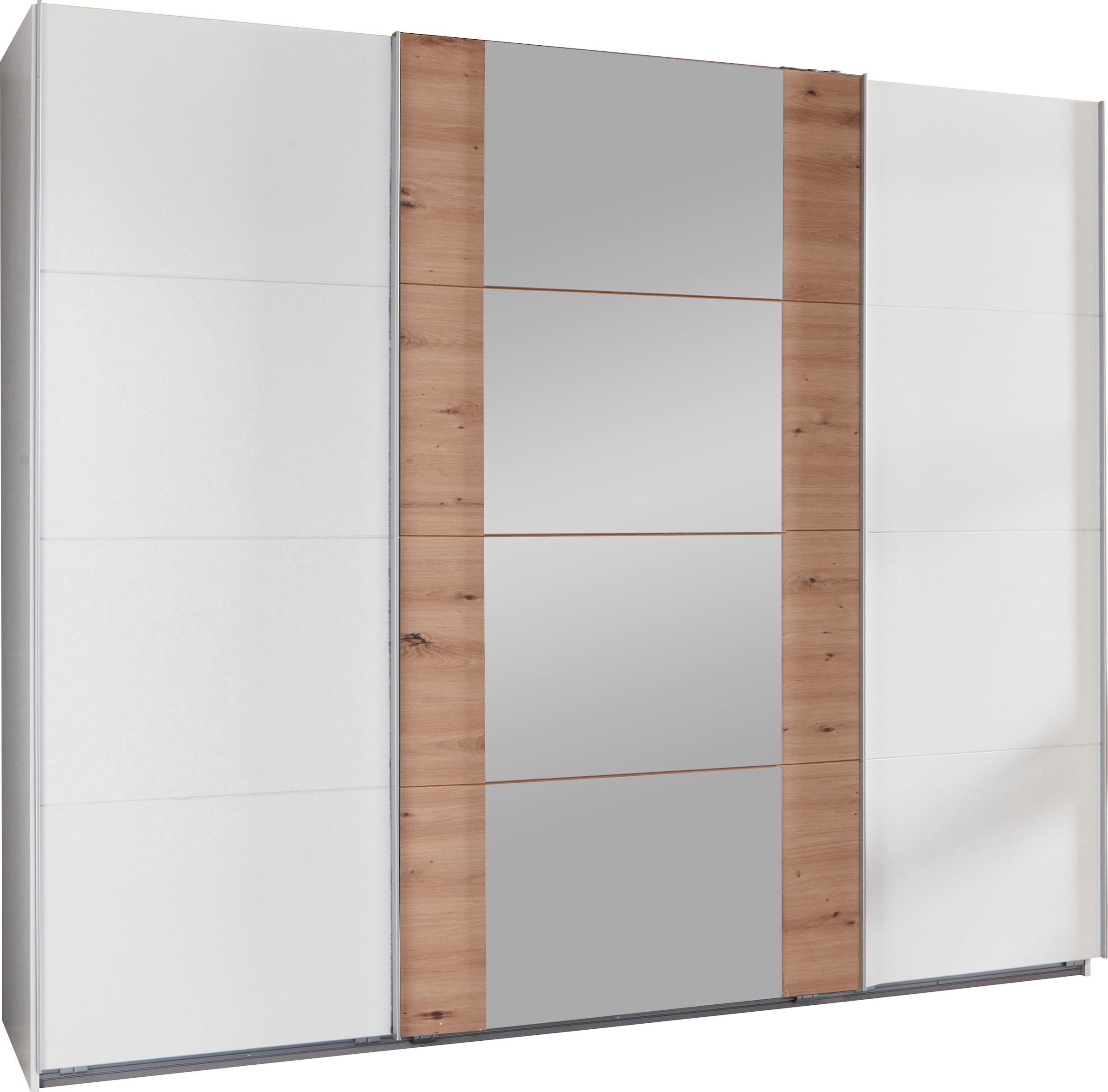 Wimex Schwebetürenschrank "Bern Schiebetürenschrank" Schrank mit zusätzlicher Innenausstattung, Garderobe